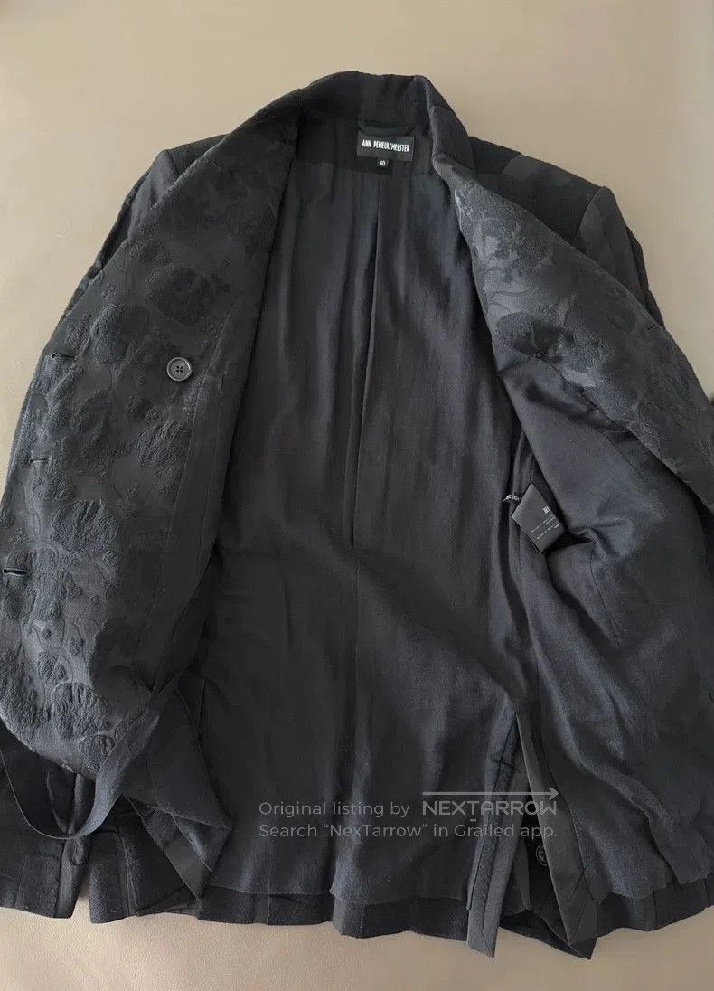 Ann Demeulemeester Ann Demeulemeester Black Wool Blazer. Size US M / EU 48-50 / 2 - 8 Thumbnail
