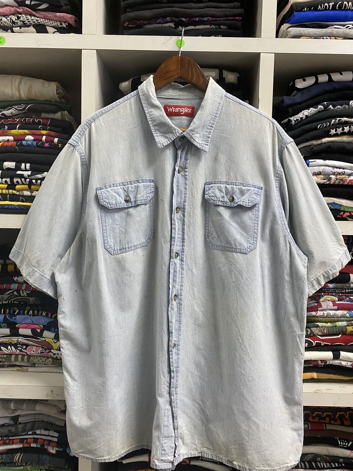 Vintage × Wrangler Vintage Wrangler Button Up Size US XL / EU 56 / 4 - 3 Thumbnail