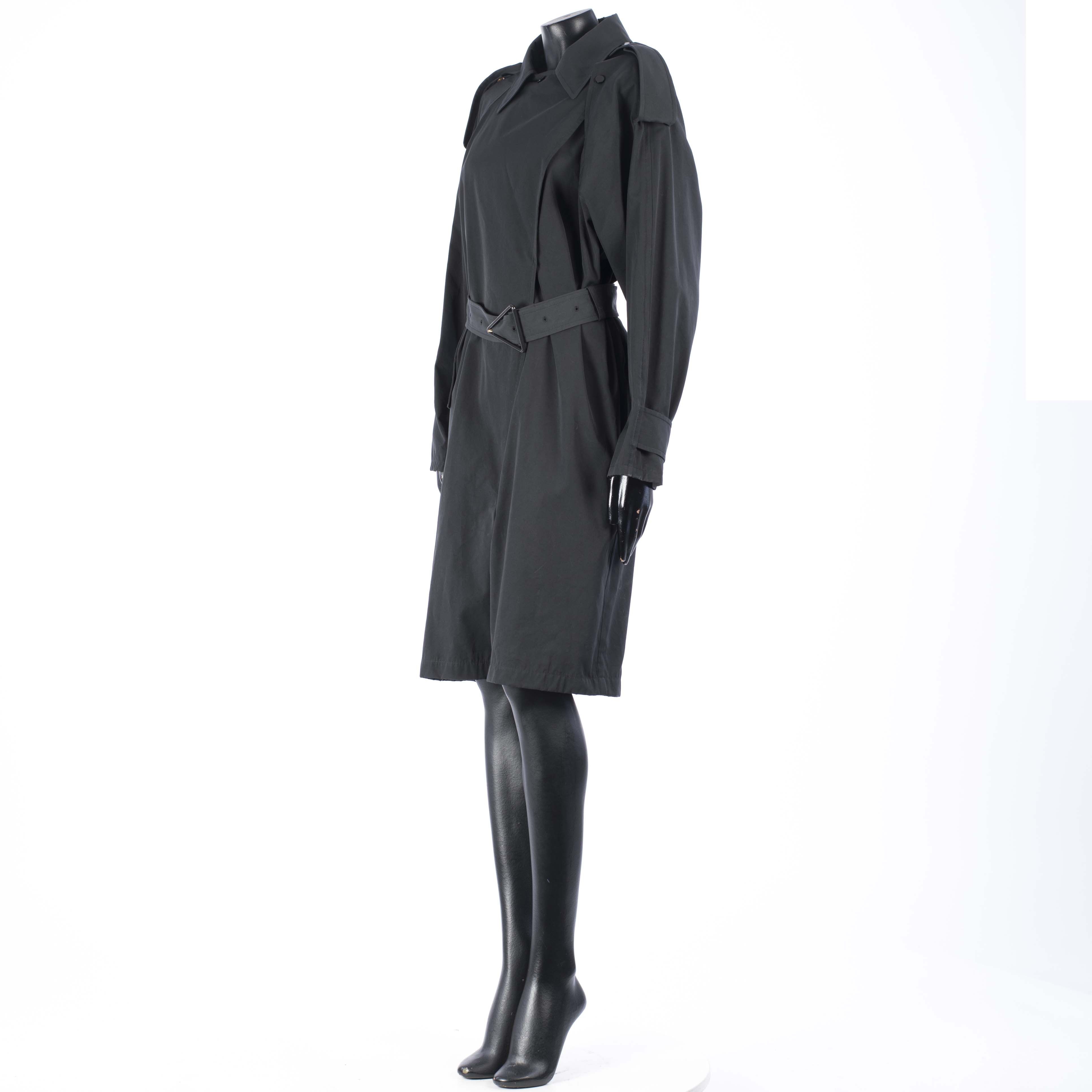 Bottega Veneta Jumpsuit With Asymmetrical Fastening In Black Cotton Blend Size 27" / US 4 / IT 40 - 11 Thumbnail