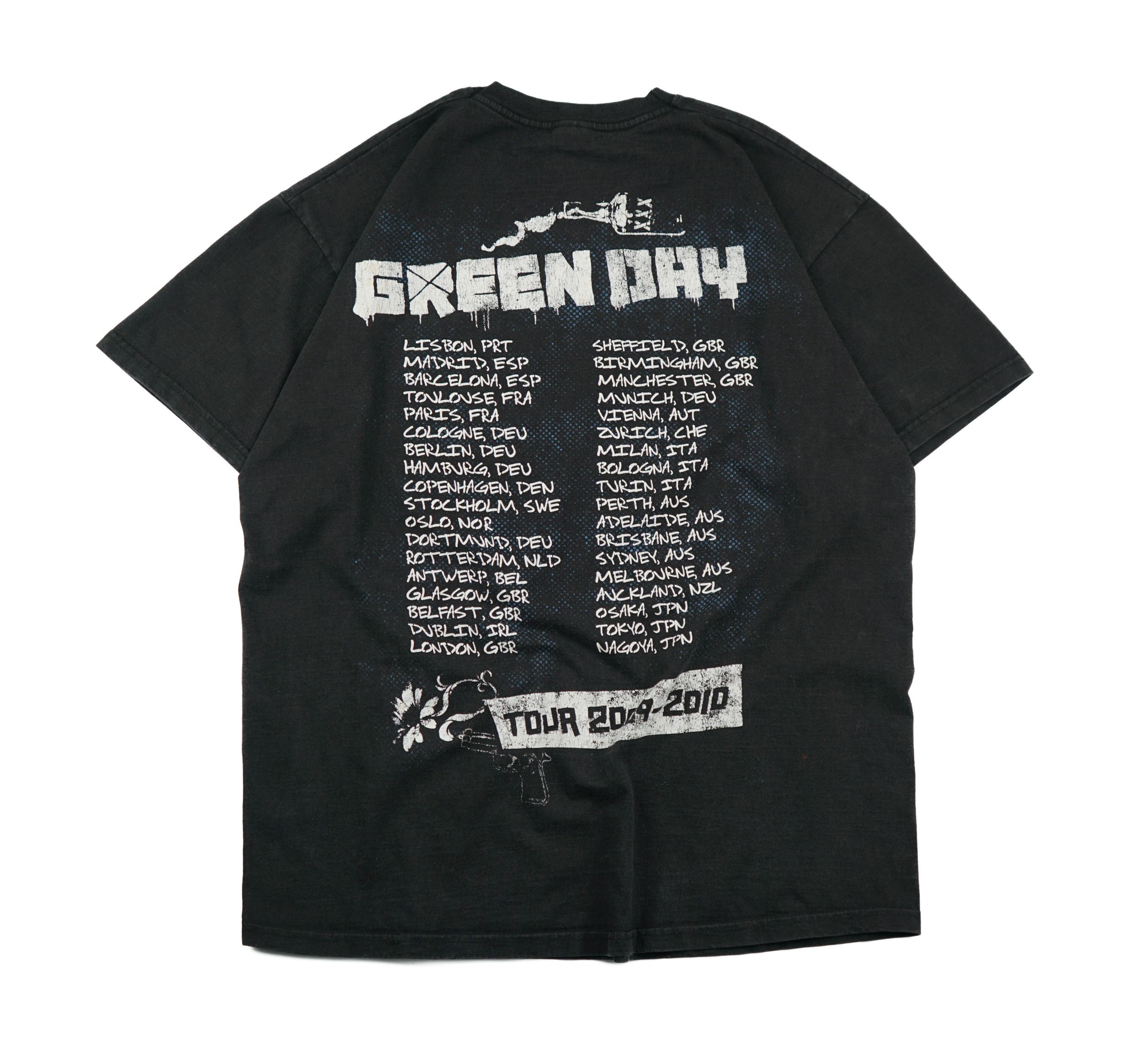 Band Tees × Vintage Vintage Green Day T-Shirt 2010 Tour Size US L / EU 52-54 / 3 - 6 Thumbnail
