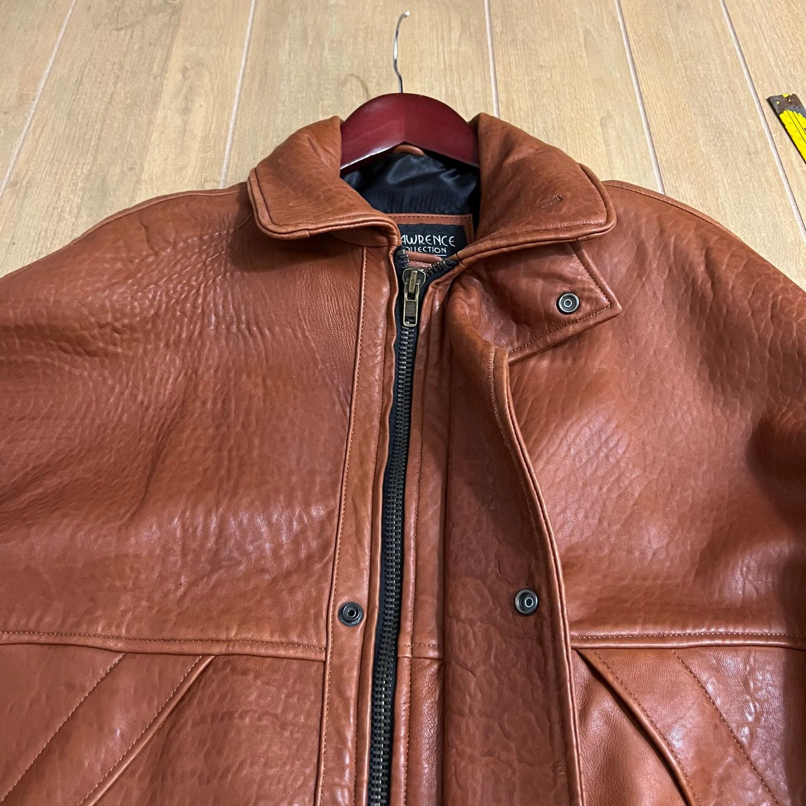 Vintage Michael Lawrence Signature Brown Leather Jacket USA Sz M 90s Size US M / EU 48-50 / 2 - 11 Thumbnail