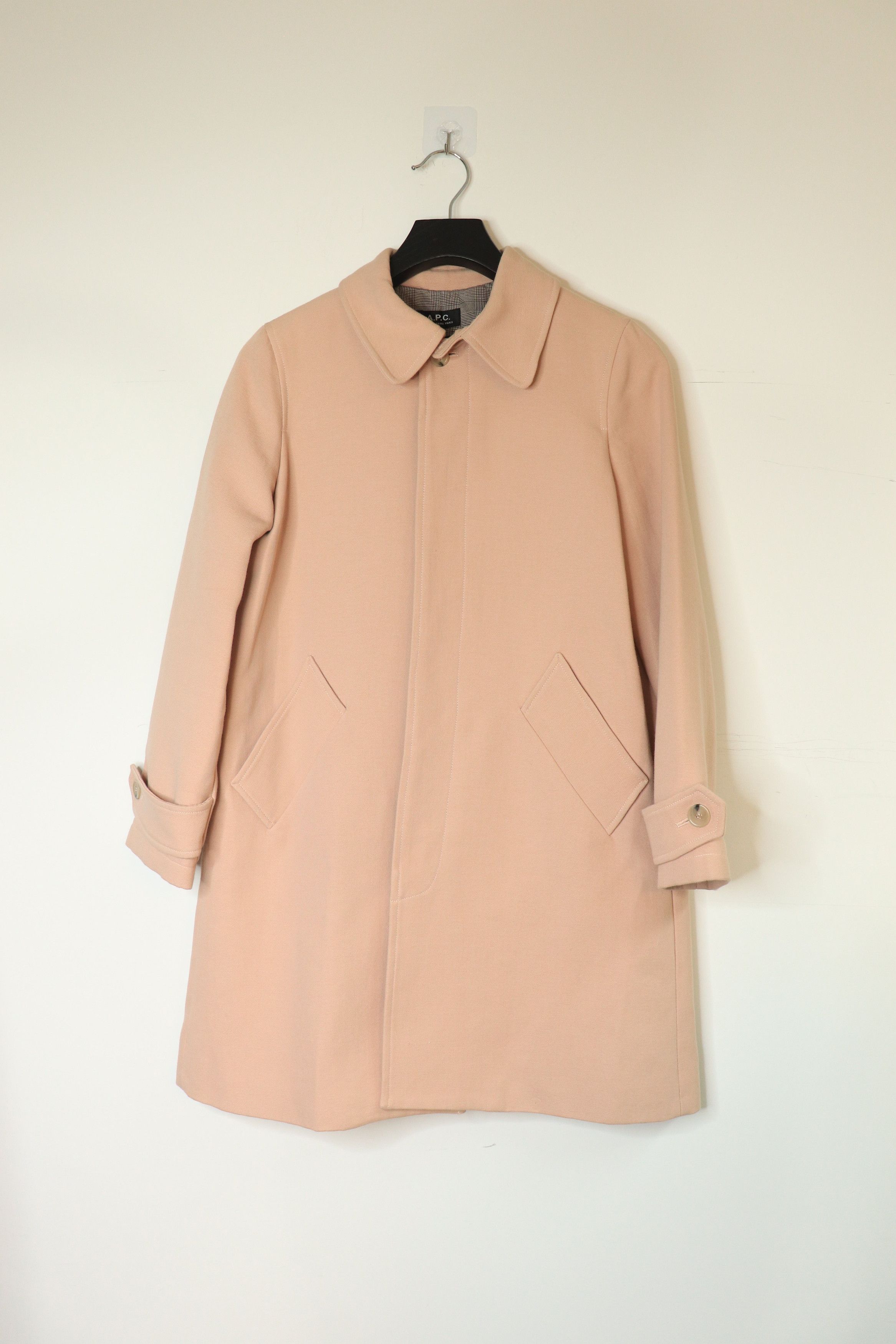 A.P.C. Pink mackintosh - UK 8 Size S / US 4 / IT 40 - 1 Thumbnail