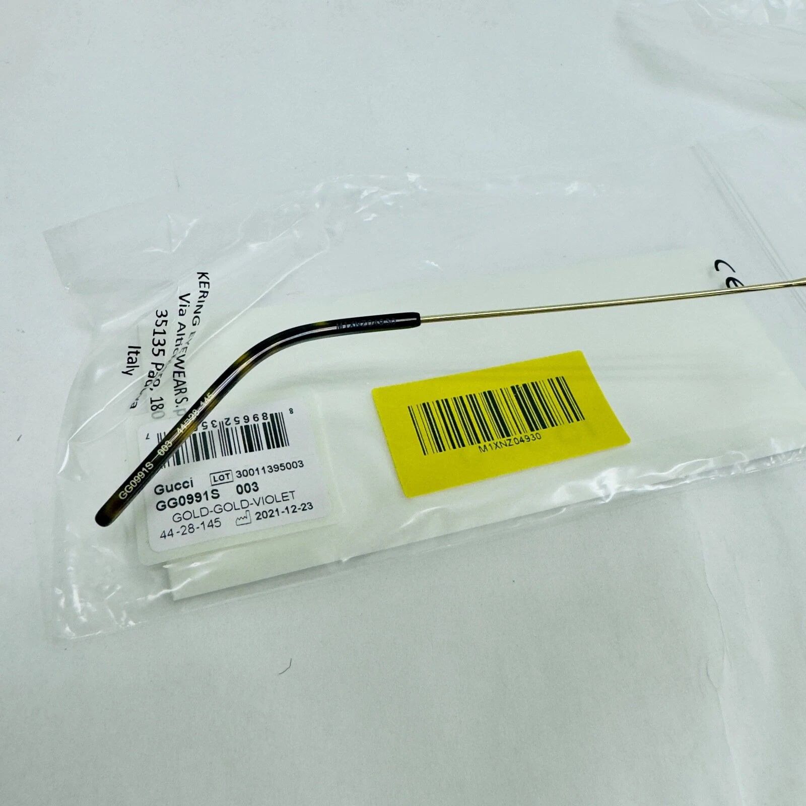 Gucci GUCCI GG0991S ARIA Pinke-nez 0991 Gold Brown 003 Sunglasses Size ONE SIZE - 9 Thumbnail