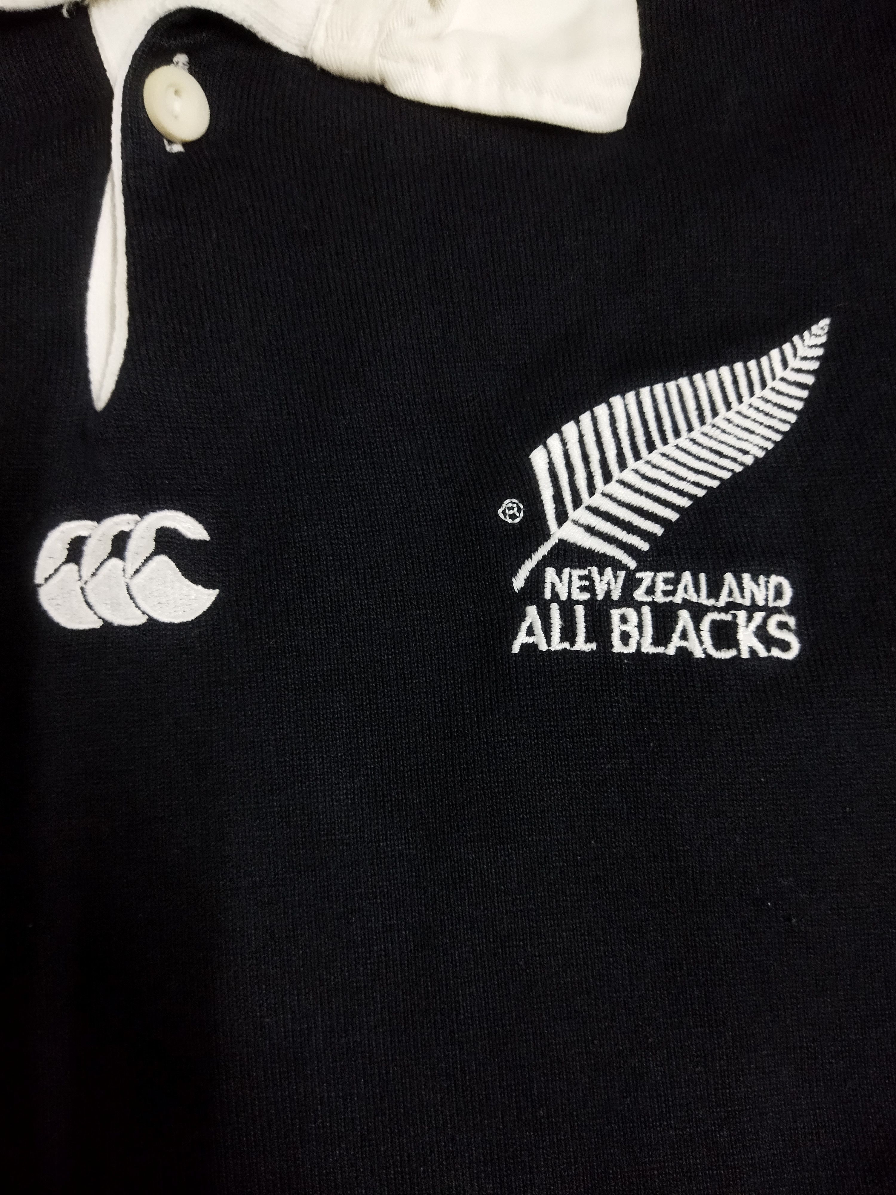 Canterbury of New Zealand Vintage 1994 Canterbury All Blacks Steinlager Jersey Size US L / EU 52-54 / 3 - 2 Thumbnail
