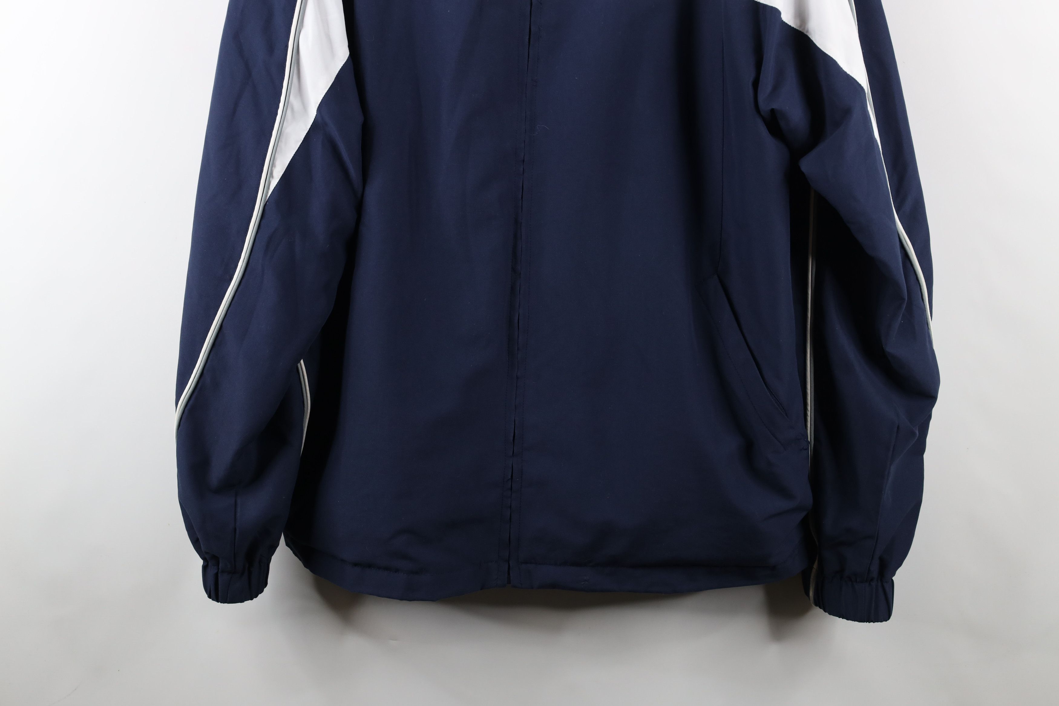 Vintage Vintage 90s State University Lined Windbreaker Jacket Blue Size US XL / EU 56 / 4 - 3 Thumbnail