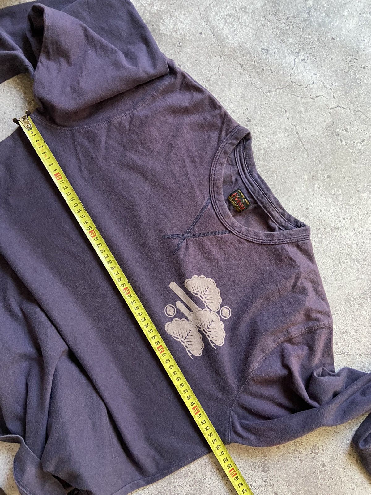 Evisu Vintage Sun Faded Evisu longsleeve t-shirt big logo Size US XL / EU 56 / 4 - 14 Thumbnail