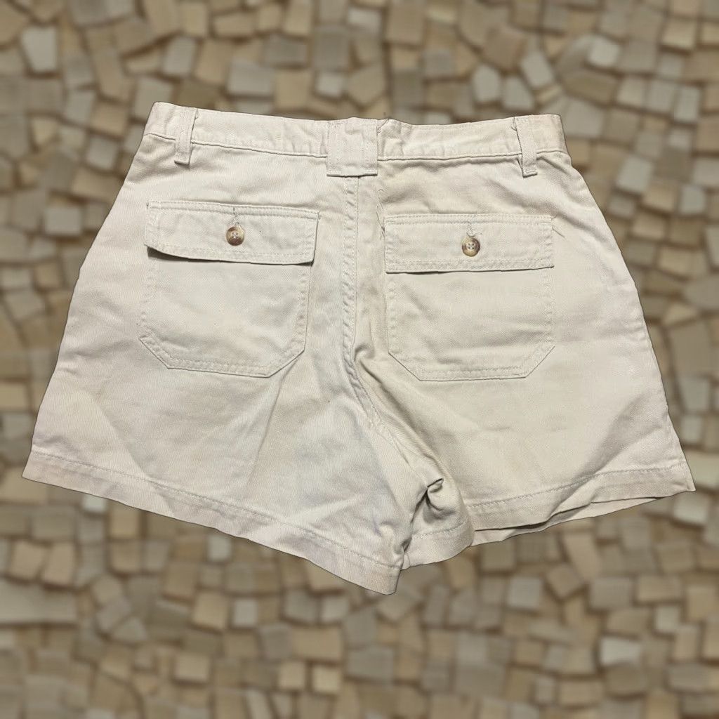 Vintage Sonoma Shorts Women’s Size 8 Beige Flat Front Pockets Chino Casual Modern Size US 8 / IT 38 - 1 Thumbnail
