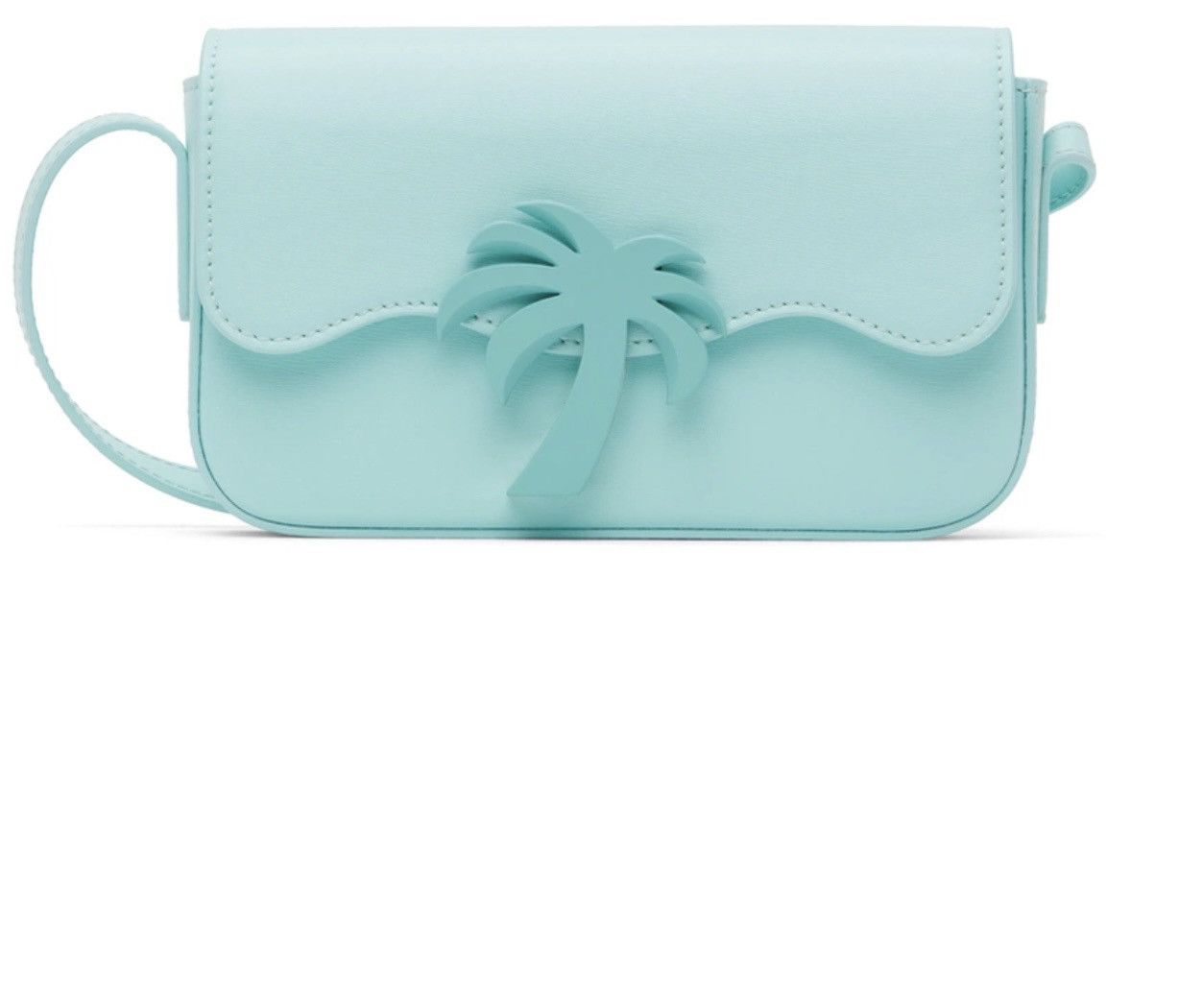 Palm Angels Palm Angels "Palm Beach" shoulder bag in blue calf leather Size ONE SIZE - 1 Thumbnail