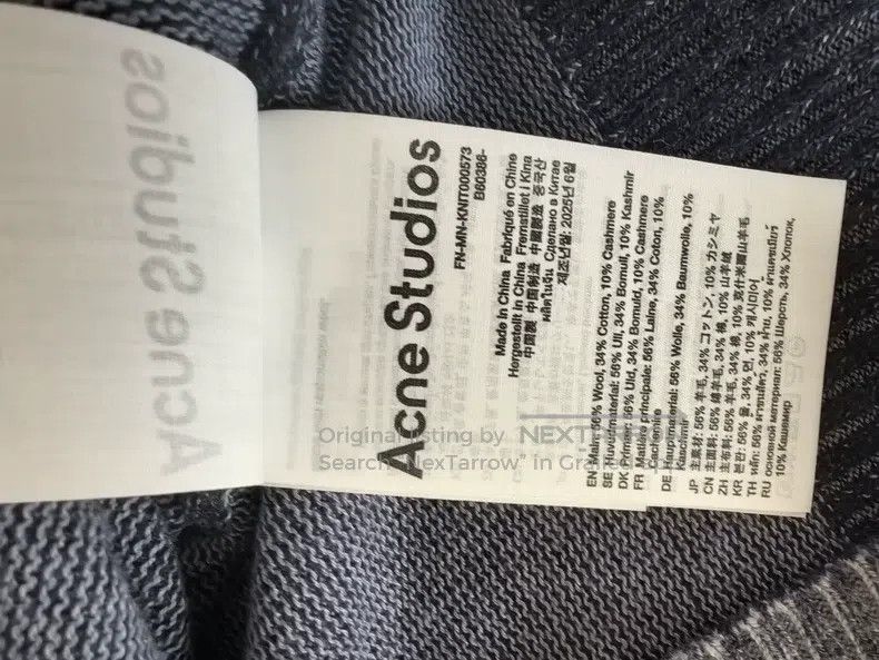 Acne Studios Acne Studios Printed Fleece Hooded Jacket Size XS / US 0-2 / IT 36-38 - 5 Thumbnail