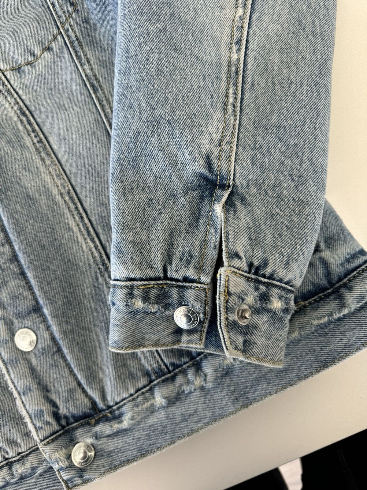 Allsaints Allsaints Ilkley Fleece Sherpa Lined Denim Jacket large Size US L / EU 52-54 / 3 - 8 Thumbnail