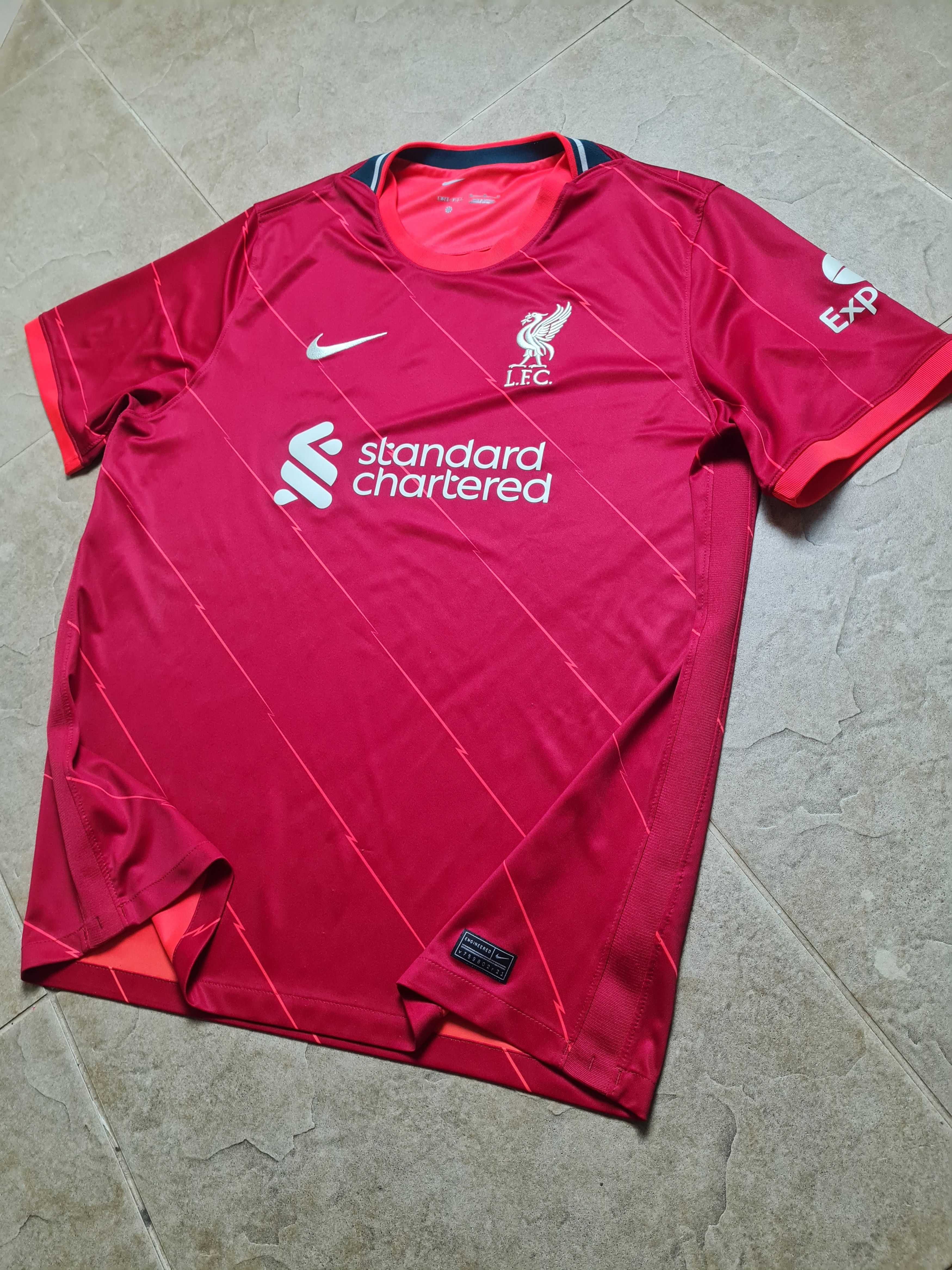 Nike SOCCER SHIRT NIKE LIVERPOOL FC HOME FOOTBALL JERSEY 2021/22 Size US XL / EU 56 / 4 - 3 Thumbnail