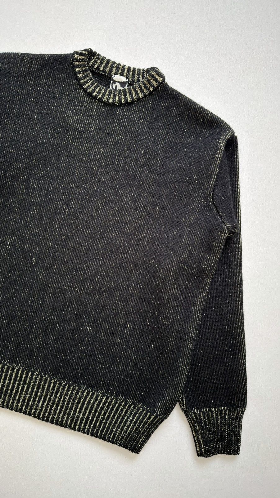 GR10K Black/Lime ‘Aimless Compact Knit’ Sweater Size US M / EU 48-50 / 2 - 7 Thumbnail