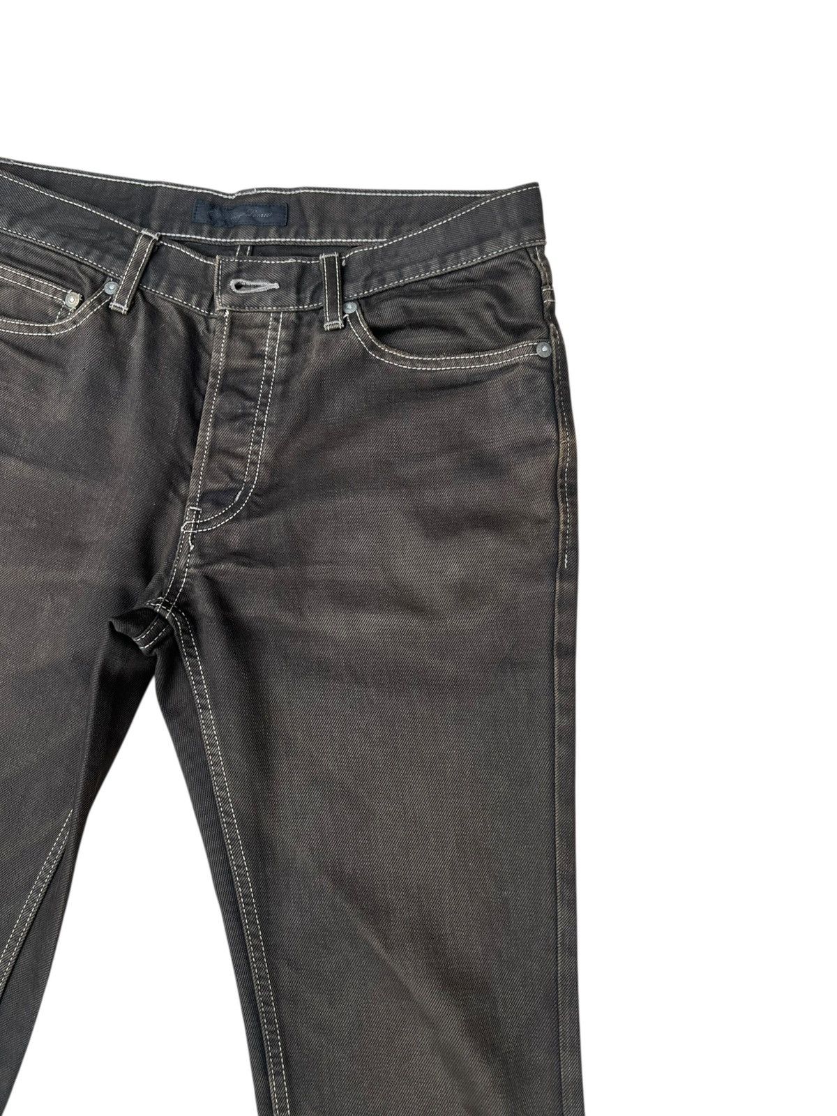 Lounge Lizard Lounge Lizard Waxed Denim Jeans Size US 30 / EU 46 - 7 Thumbnail