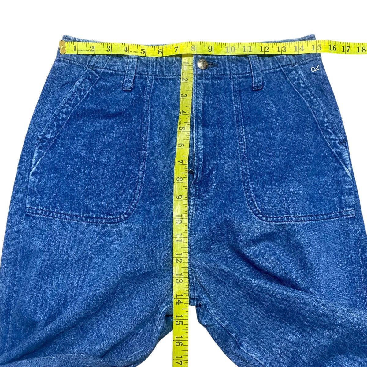 45rpm 45rpm Denim Wide Leg Fatigue Pants Size US 30 / EU 46 - 16 Thumbnail