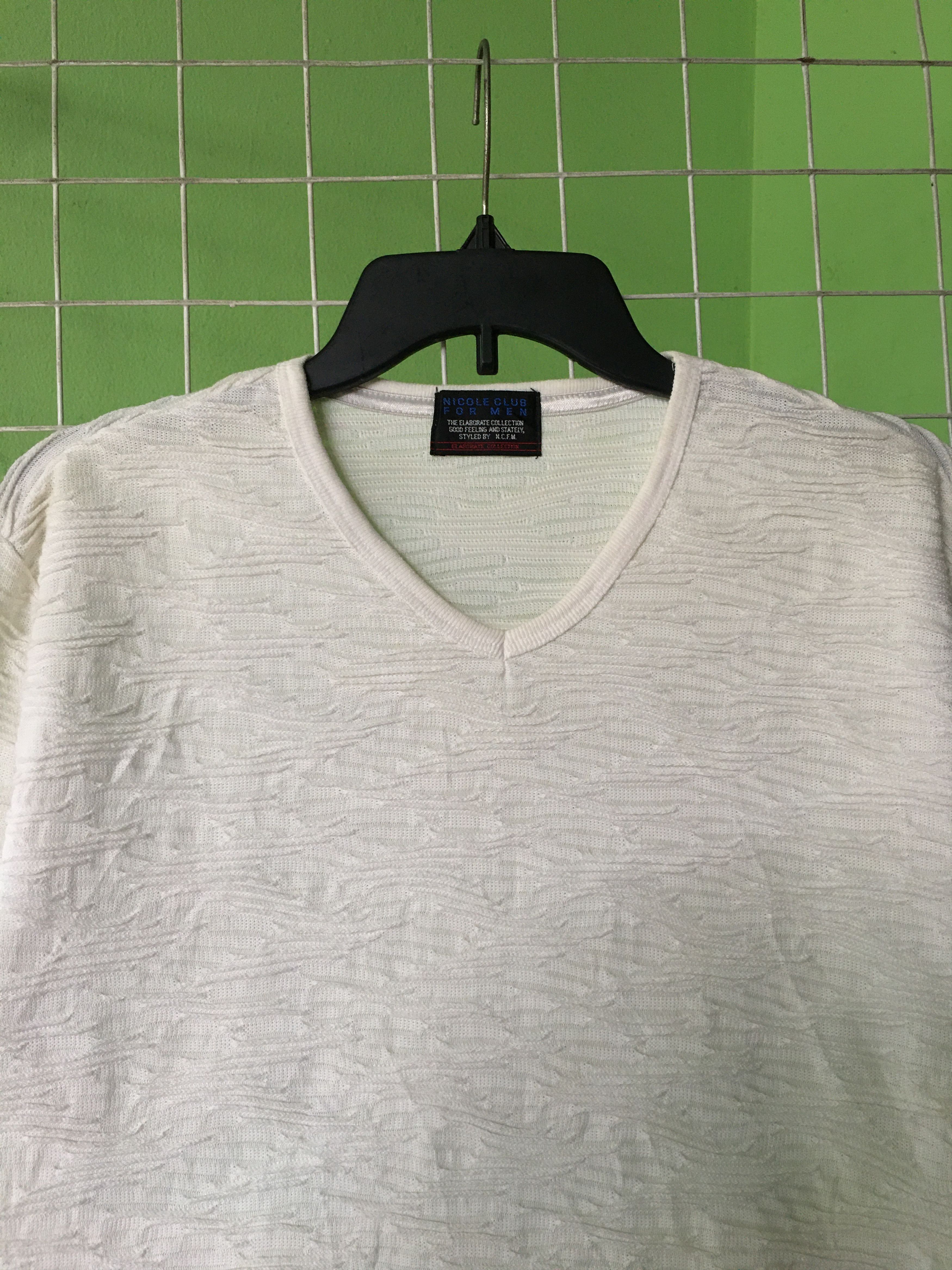 Japanese Brand × Nicole Club Y2K Nicole Club For Men Wave Pattern Size US M / EU 48-50 / 2 - 2 Thumbnail
