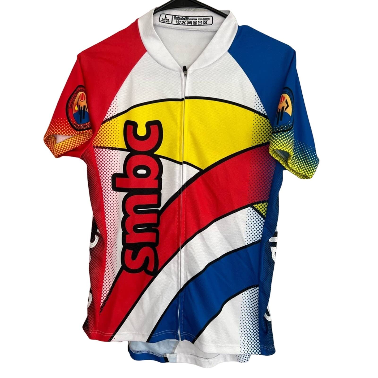Other RARE CYCLING SHORT SLEEVE JERSEY BESPOKEKIT LADIES LARGE Size L / US 10 / IT 46 - 1 Thumbnail