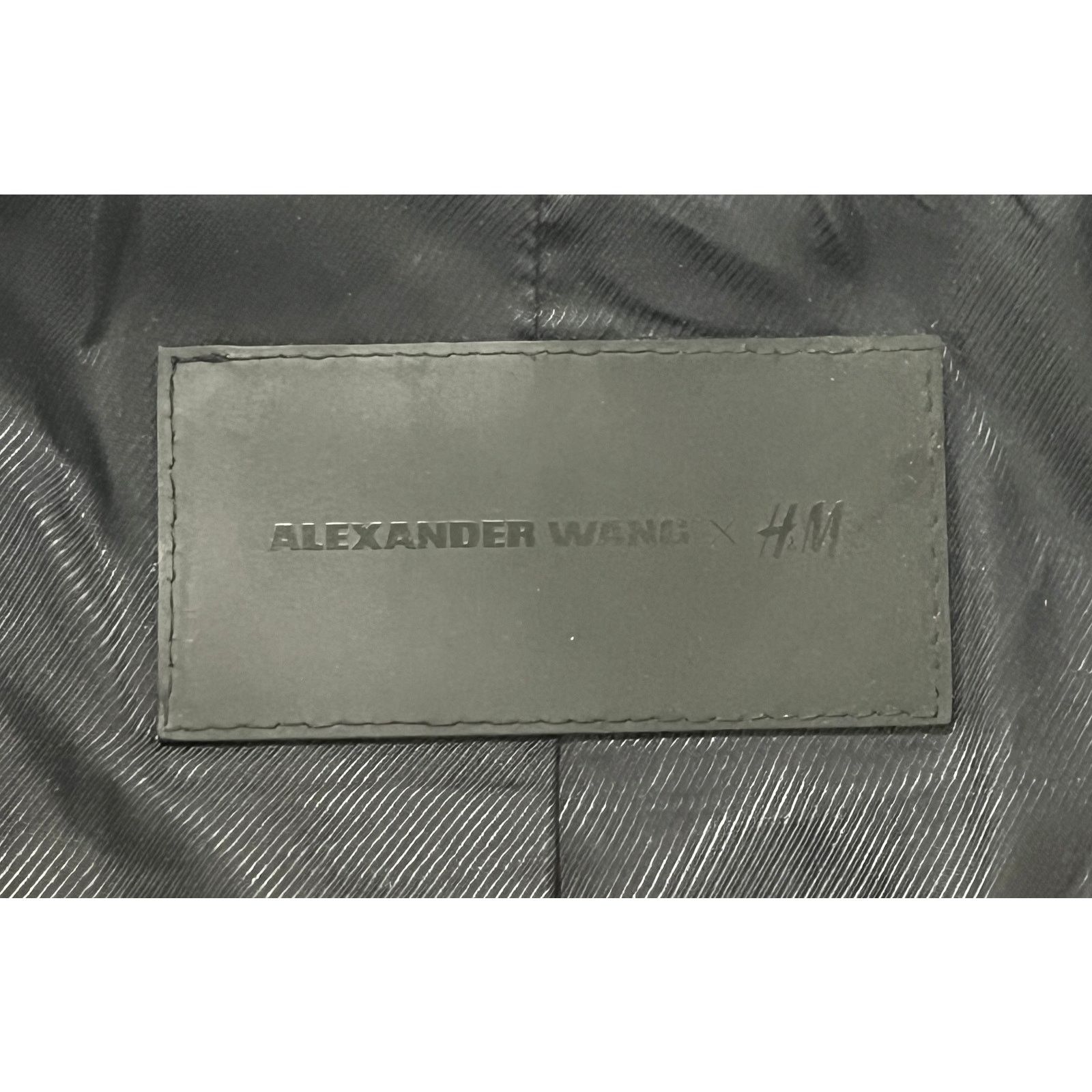 Alexander Wang × H&M *R50 ALEXANDER WANG x H&M Women's Wool Biker Jacket Size 8 Size M / US 6-8 / IT 42-44 - 6 Thumbnail