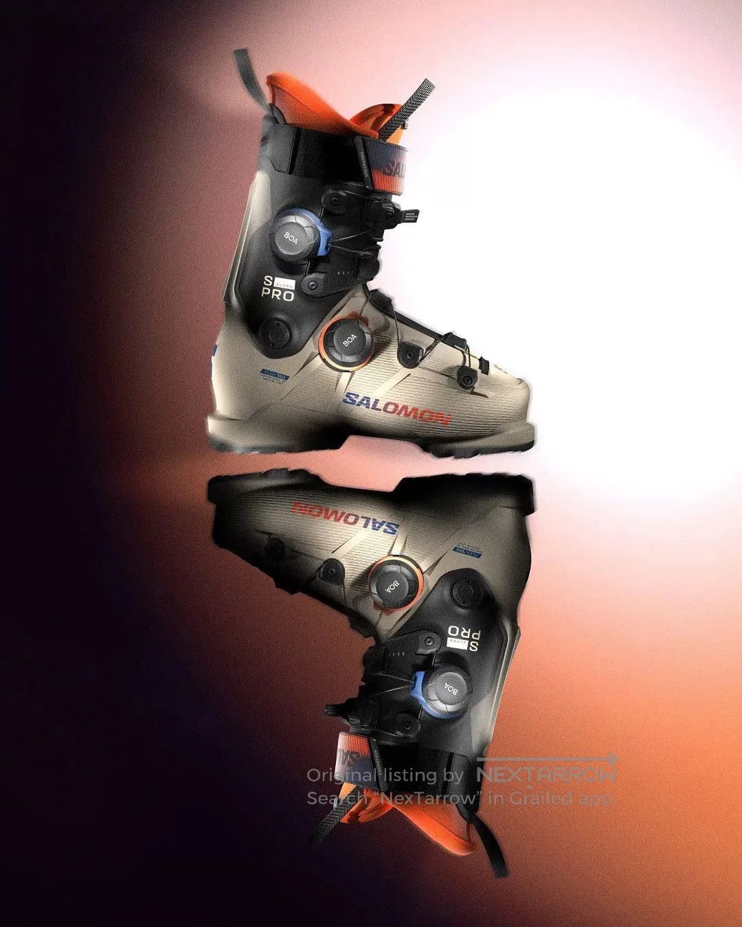 Salomon salomon dual boa men's ski boots. Size US 9 / EU 42 - 3 Thumbnail