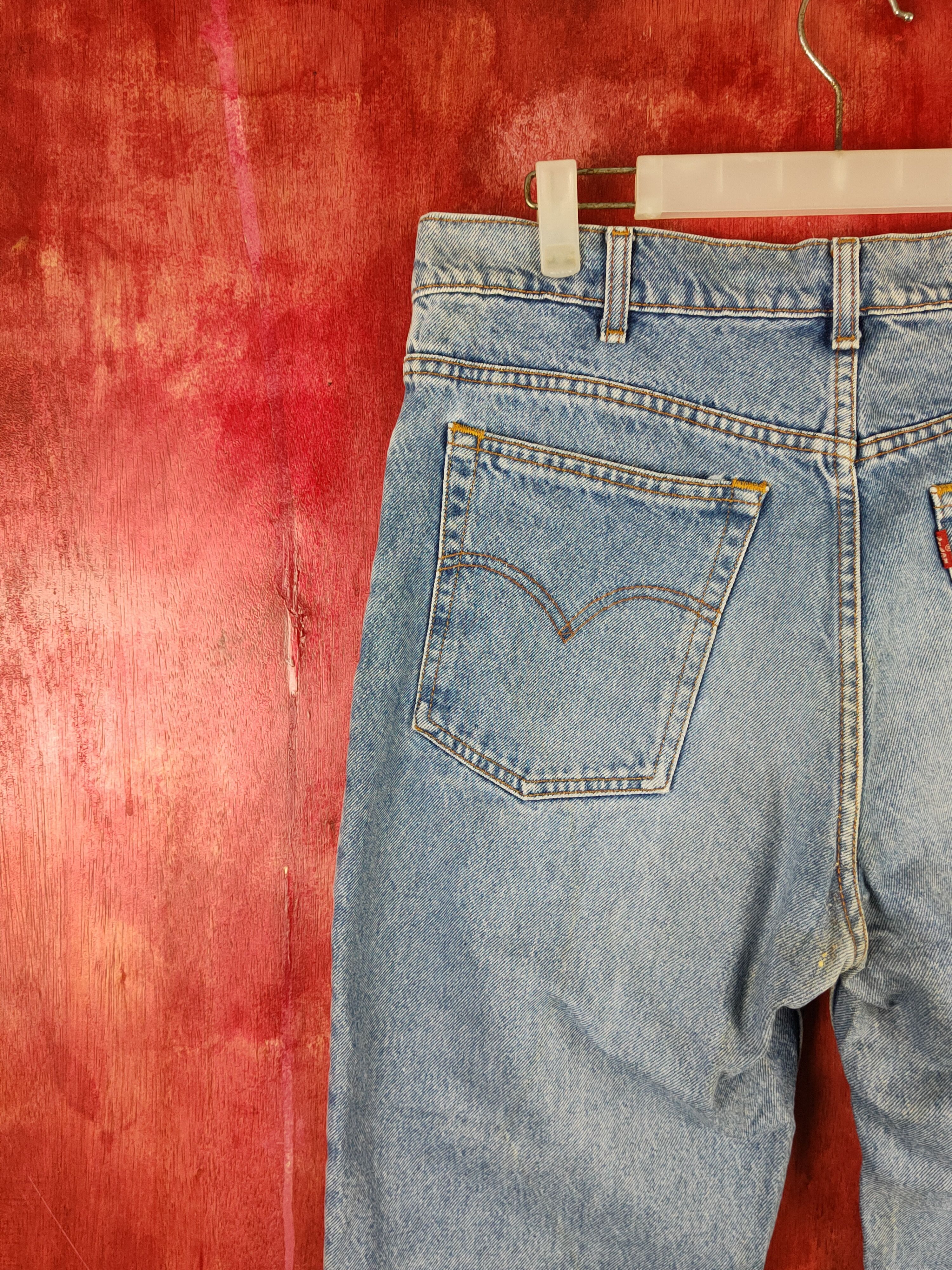 Levi's × Vintage Levi's Blue Distressed vintage denim Jeans #S1834 Size US 35 - 9 Thumbnail