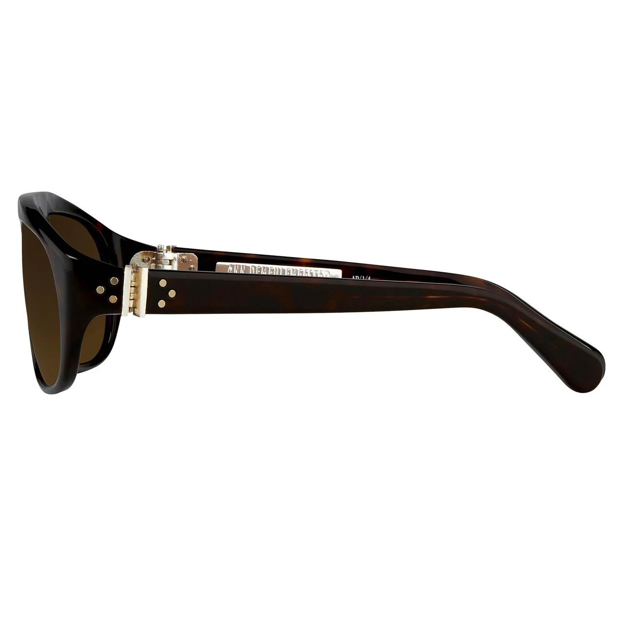 Ann Demeulemeester Ann Demeulemeester Sunglasses Tortoise Shell and Brown Size ONE SIZE - 4 Thumbnail