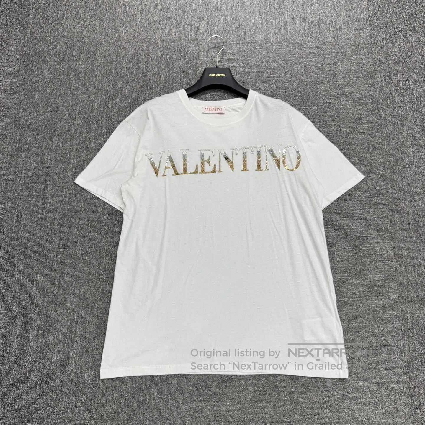 Valentino Valentino Short-sleeved shirt with sequined letters| Size US M / EU 48-50 / 2 - 1 Thumbnail