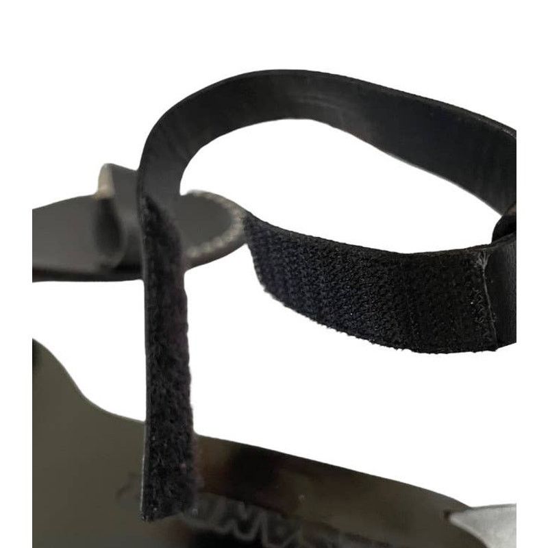 Jil Sander Jil Sander Black Leather Studded Flat Sandals Shoes Size US 7.5 / IT 37.5 - 7 Thumbnail