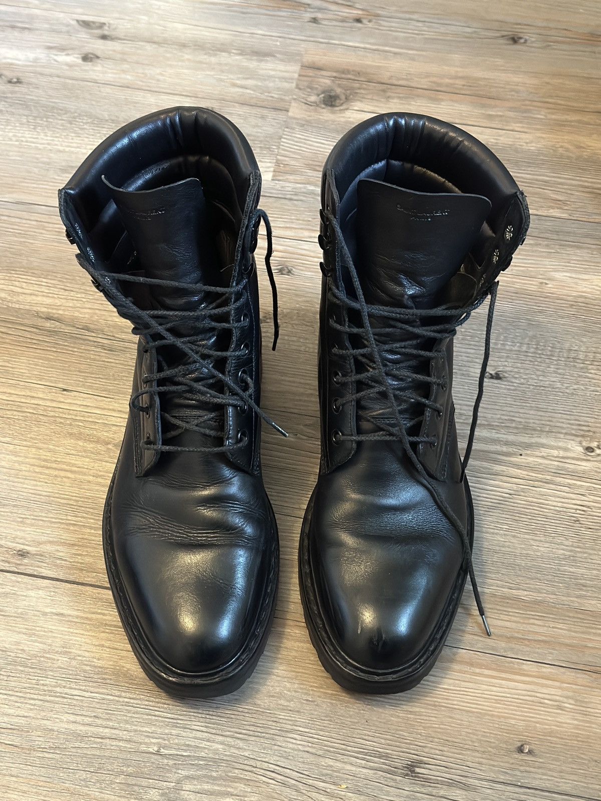 Saint Laurent Paris Trekker Boots FW15