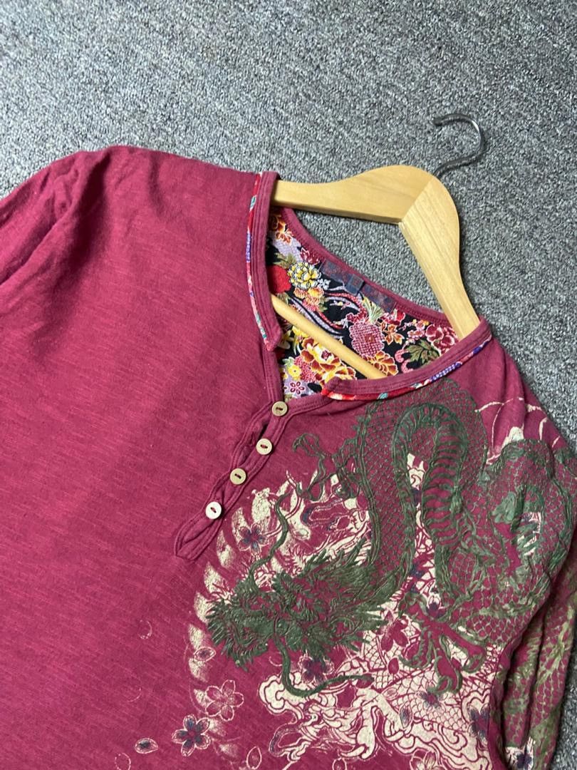 Japanese Brand Japanese Sukajan Full Print Long Sleeve Shirt (179) Size US L / EU 52-54 / 3 - 9 Thumbnail