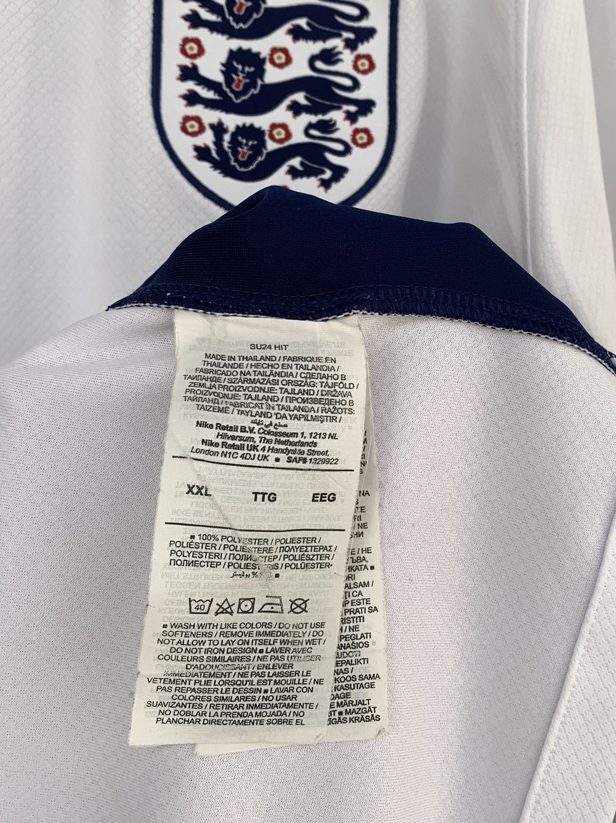 Nike Nike England National Team 2024-2025 Home Shirt Size XXL Size US XXL / EU 58 / 5 - 8 Thumbnail