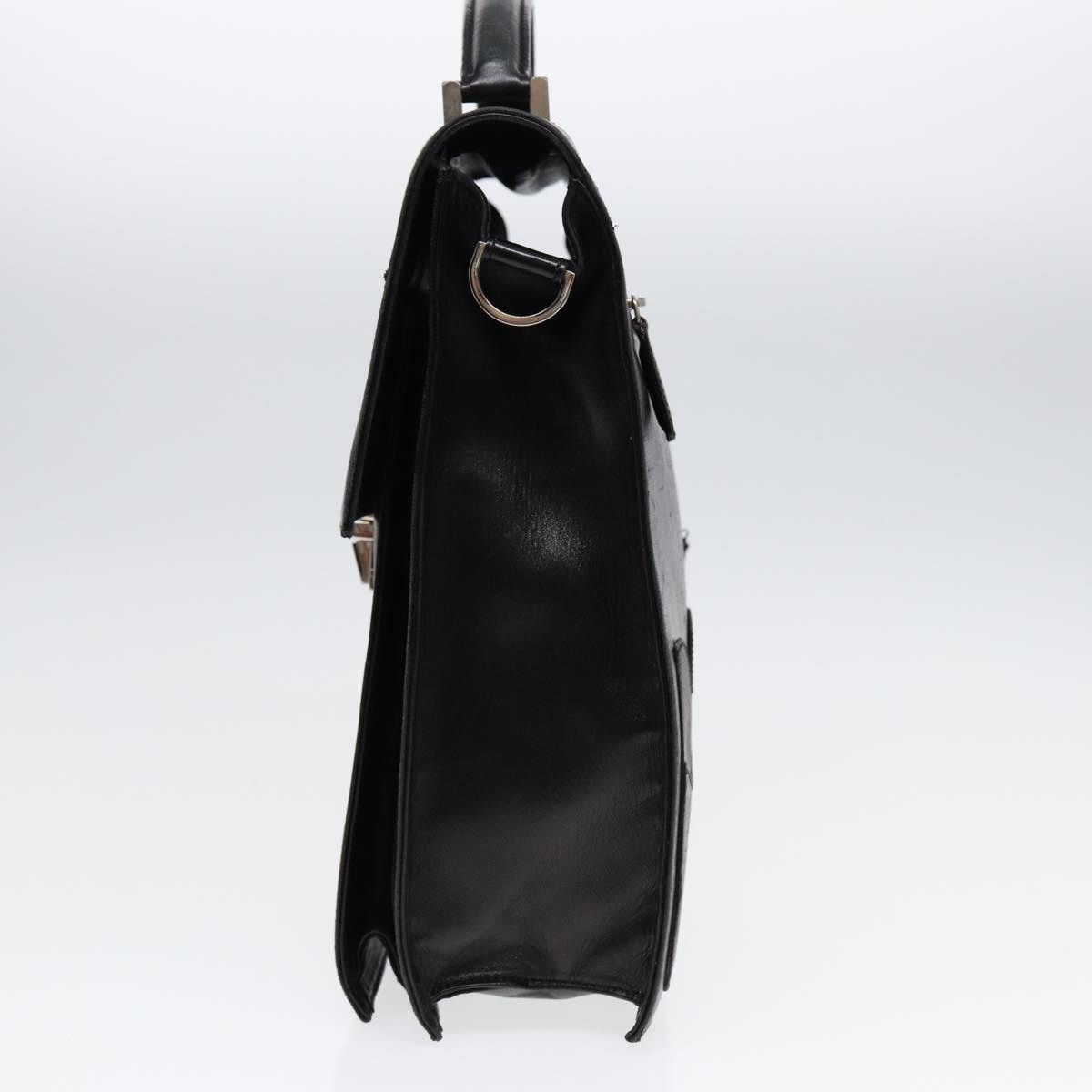 Fendi FENDI Hand Bag Leather Black Silver Size ONE SIZE - 5 Thumbnail