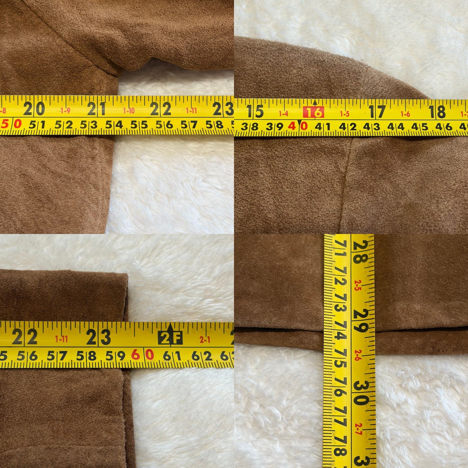 Vintage VINTAGE Bernardo Jacket Womens L Brown Suede Leather Button Front 90s Classic Size L / US 10 / IT 46 - 8 Thumbnail