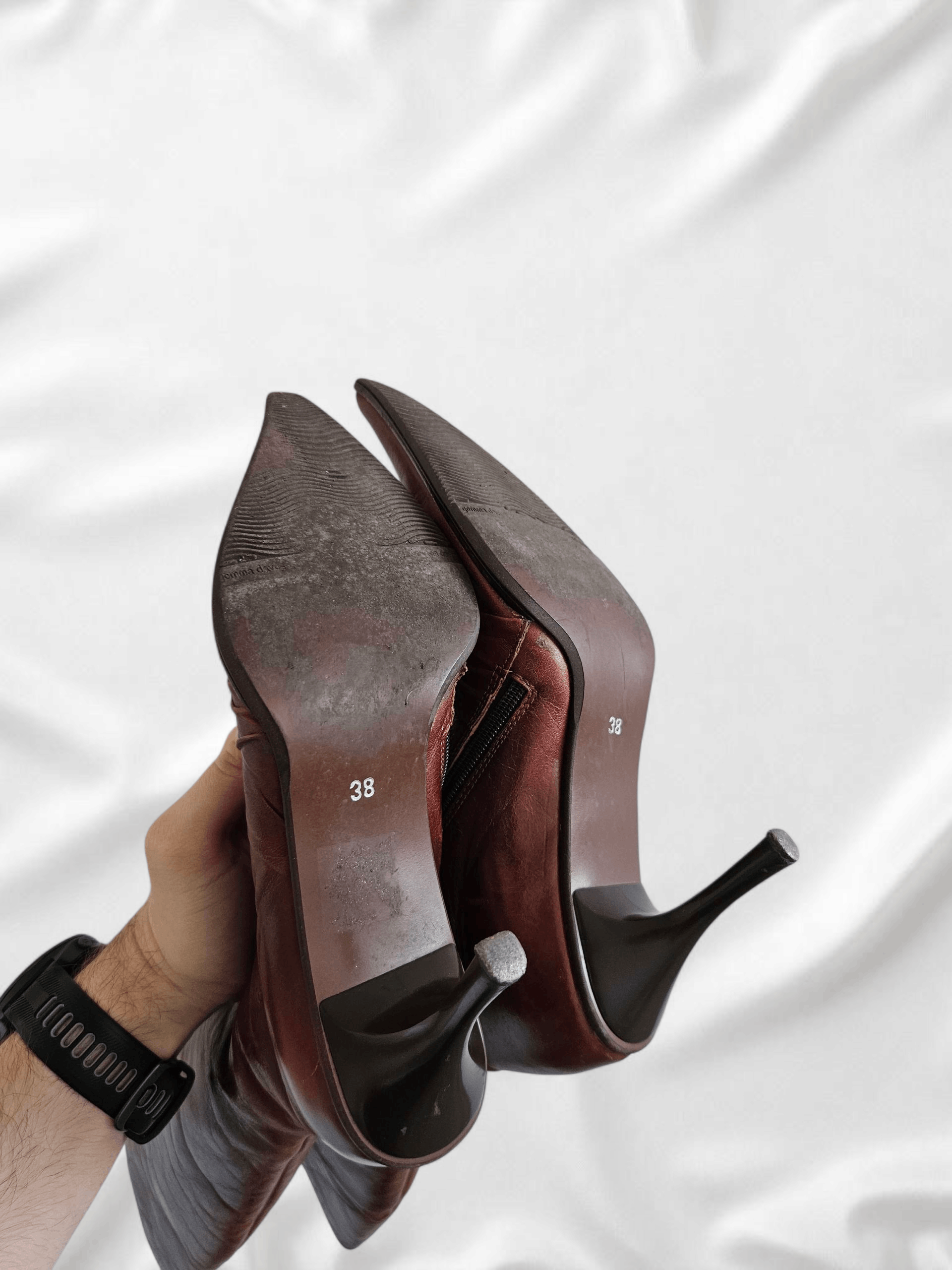 Vintage Vintage leather boots made in Italy Size US 8 / IT 38 - 11 Thumbnail