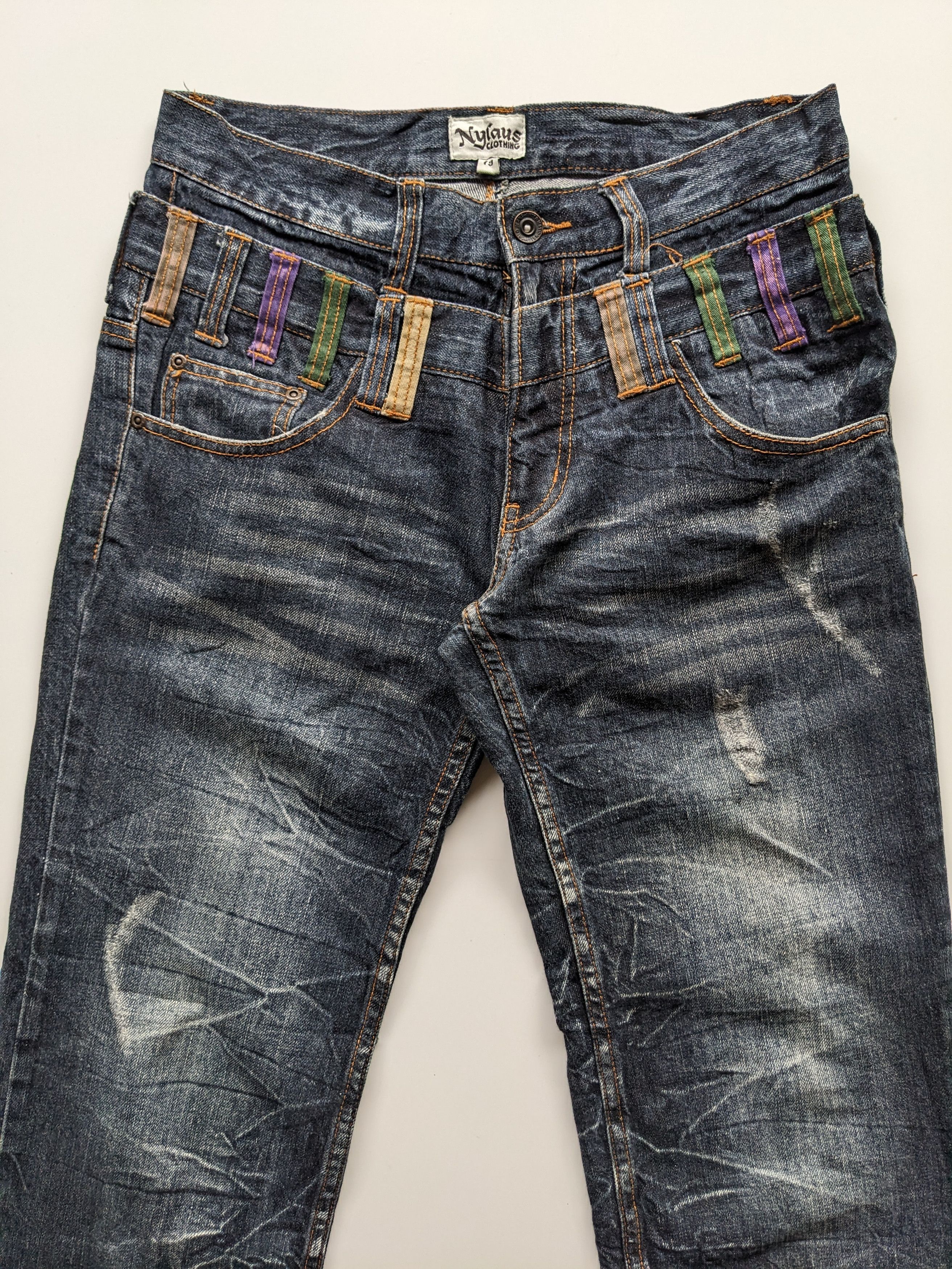 If Six Was Nine × Japanese Brand × Le Grande Bleu (L.G.B.) Nylaus double waist clawmark Size US 30 / EU 46 - 5 Thumbnail