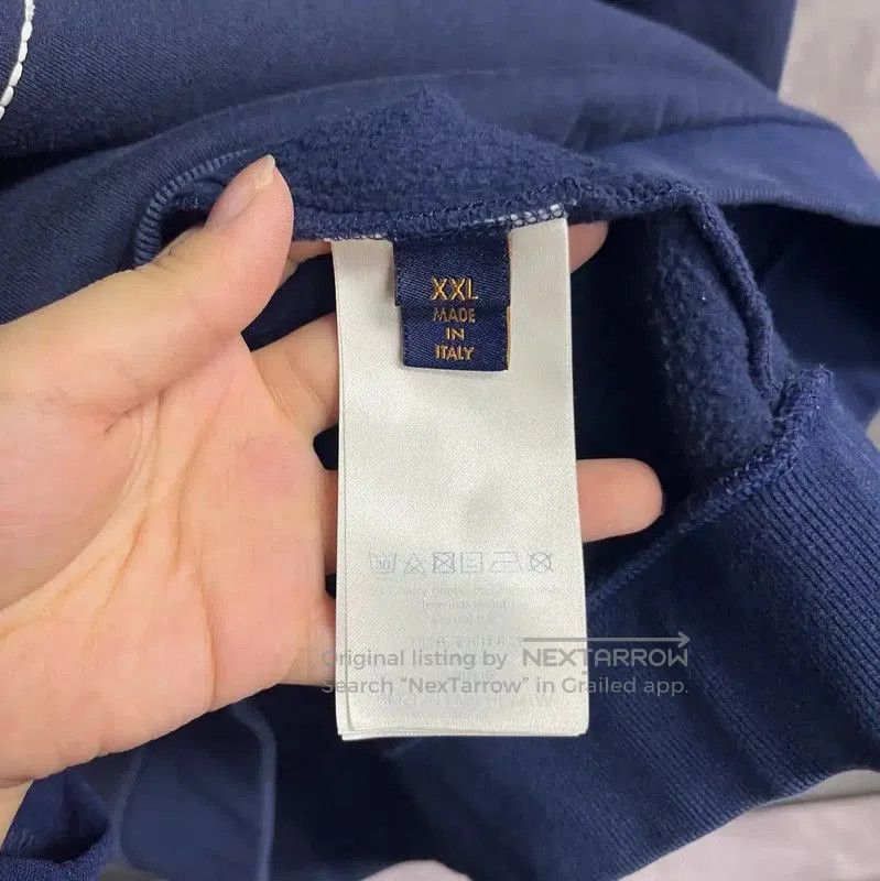 Louis Vuitton Louis Vuitton XXL Blue Cotton Sweatshirt for Men . Size US XXL / EU 58 / 5 - 5 Thumbnail