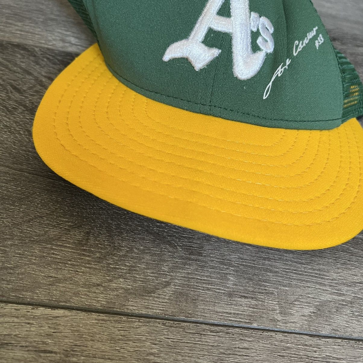 MLB Vintage AJD MLB Oakland Athletics Jose Canseco Signature Hat Size ONE SIZE - 3 Thumbnail