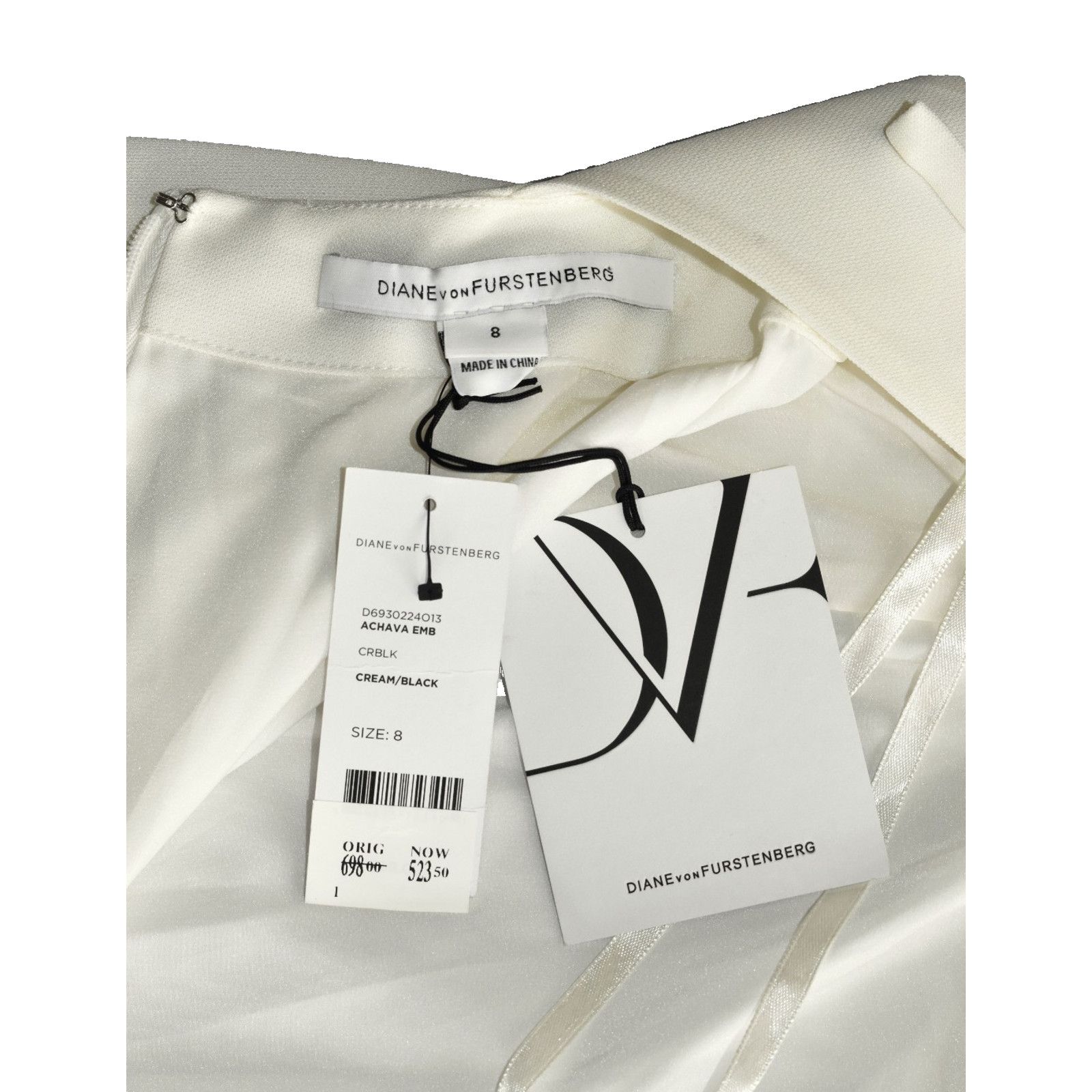 Diane von Furstenberg NWT DIANE VON FURSTENBERG Crystals Achava Emb Dress 8 $698 Size M / US 6-8 / IT 42-44 - 5 Thumbnail