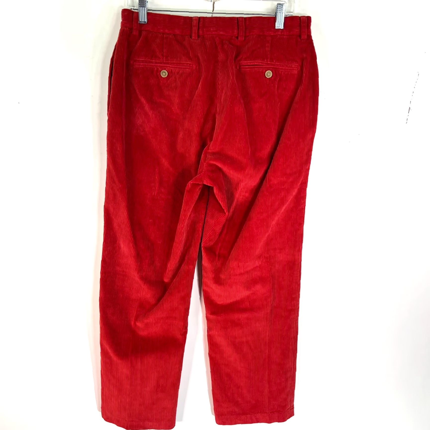 Tommy Hilfiger VINTAGE Tommy Hilfiger Corduroy Pants Slim? Baggy Straight Leg Mens 32 Inseam 30 Red Size US 32 / EU 48 - 5 Thumbnail