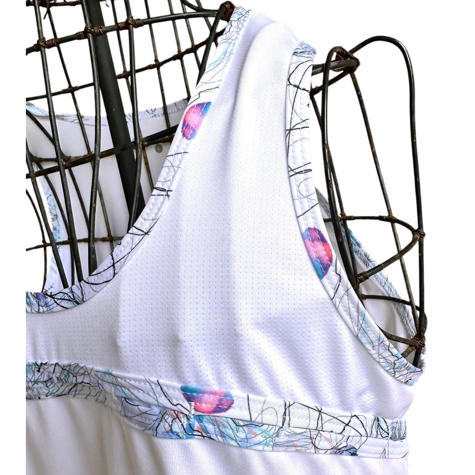 Other Bosofibella Tennis Top Large White Sleeveless Pickleball Size L / US 10 / IT 46 - 4 Thumbnail