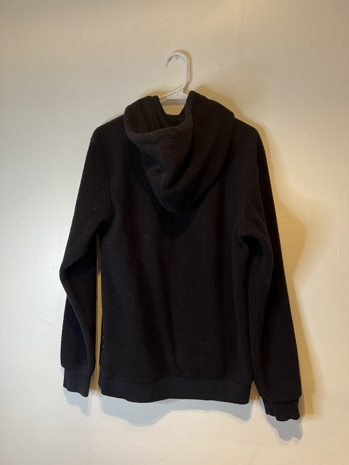 Adidas Adidas Men Black Sherpa Long Sleeve Hoodie Sweatshirts M Size US M / EU 48-50 / 2 - 6 Thumbnail