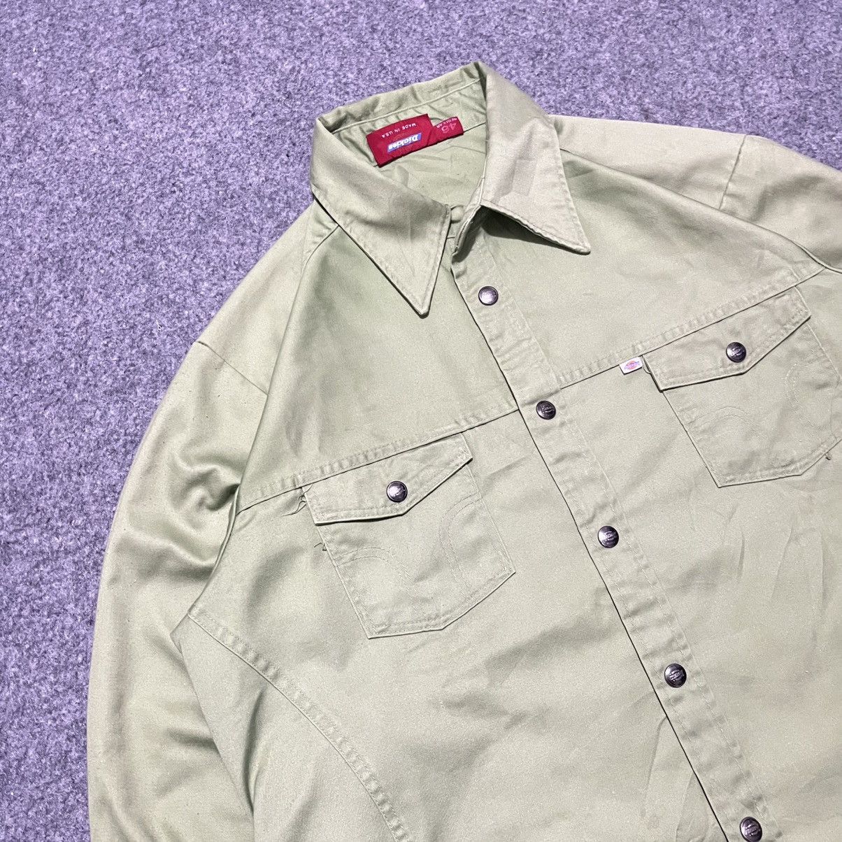 Dickies ❌❌SOLDOUT❌❌Vintage 1970s Dickies Work Chore Coat Jacket Size US L / EU 52-54 / 3 - 4 Thumbnail
