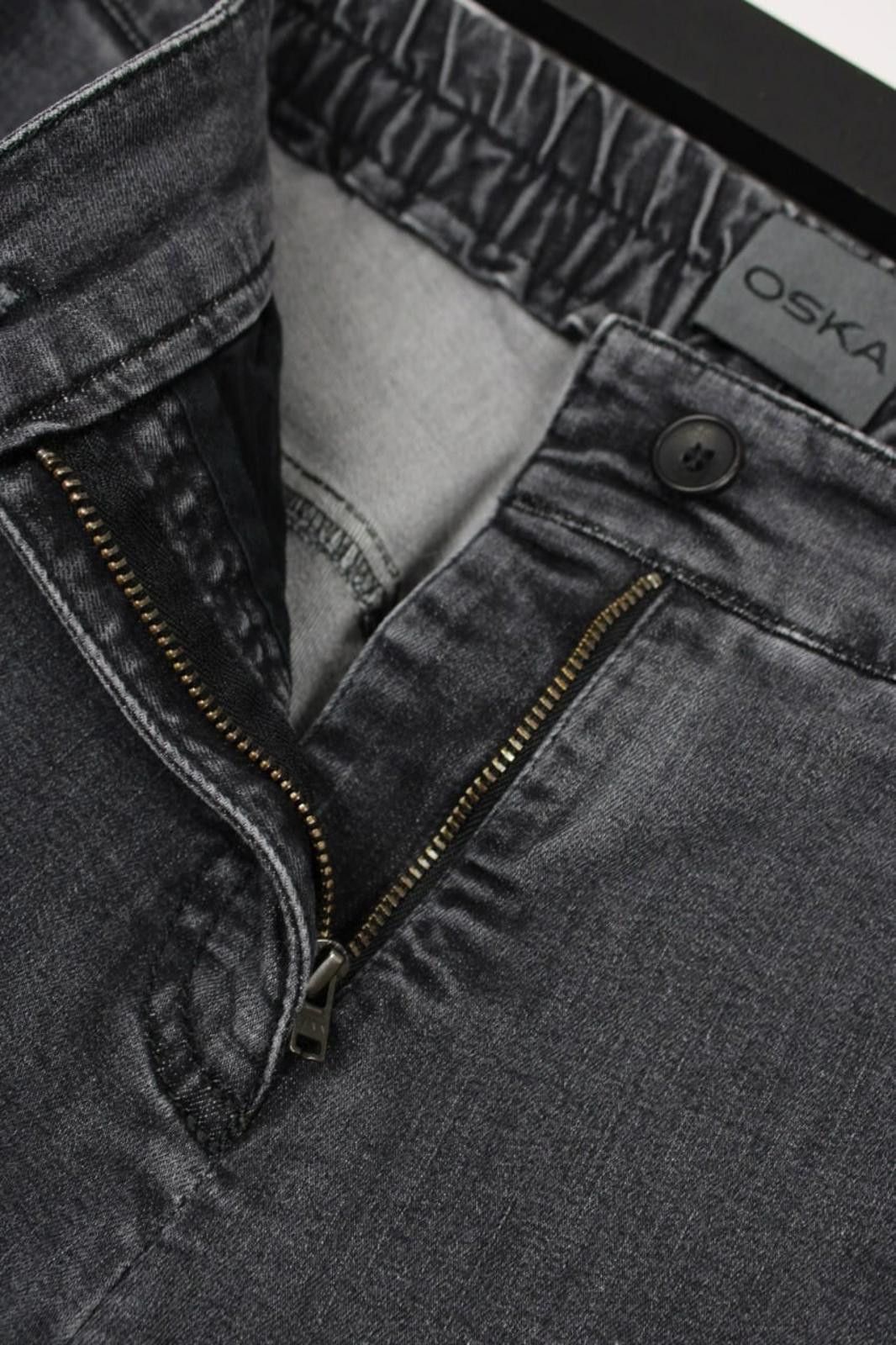 Oscar De La Renta OSKA Wash Denim Elastic Waist Stretch Skinny Jeans Size 2 Size 26" / US 2 / IT 38 - 4 Thumbnail