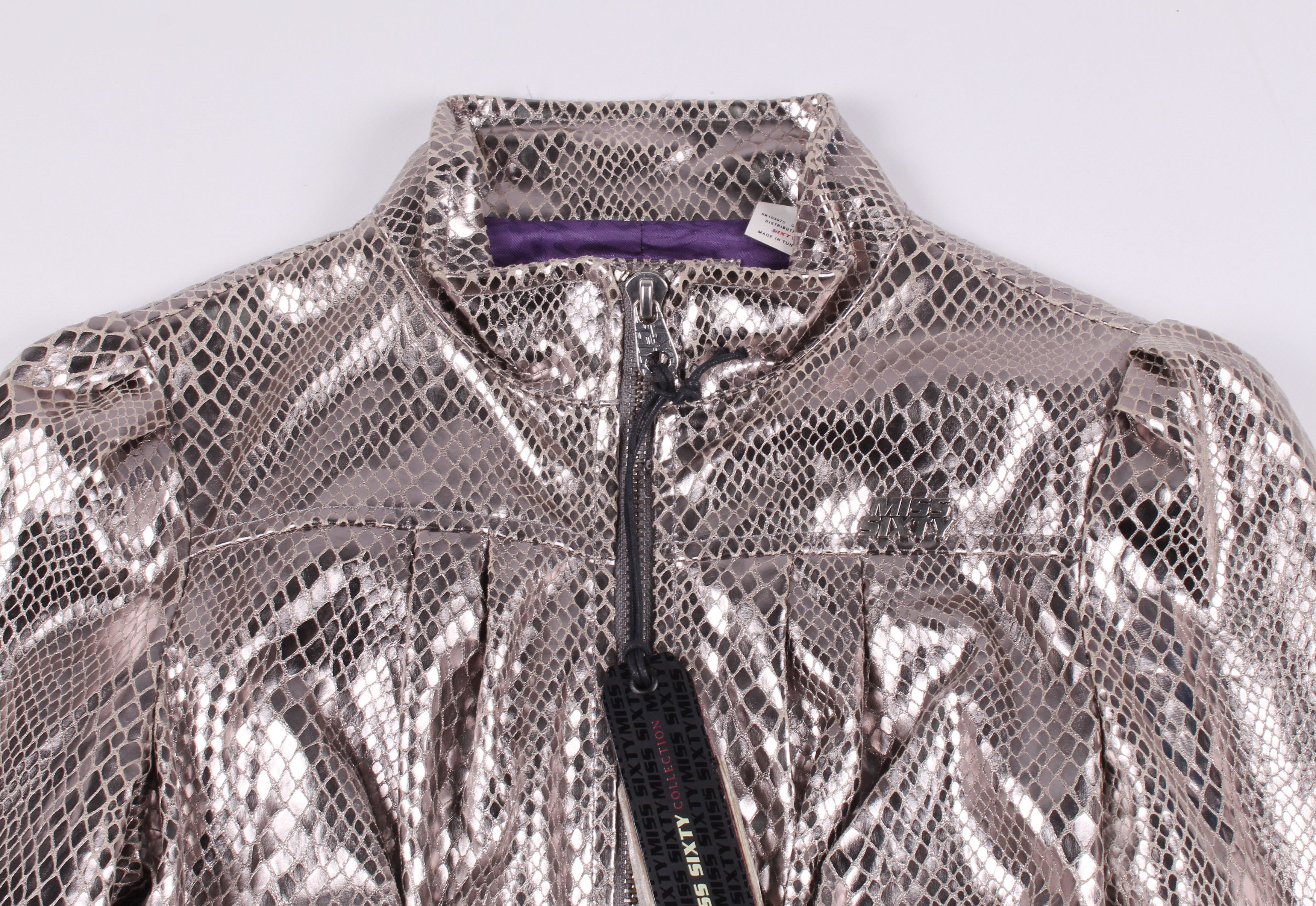 Miss Sixty × Vintage Miss Sixty Y2K Sparkle Full Zip Jacket Size S / US 4 / IT 40 - 2 Thumbnail