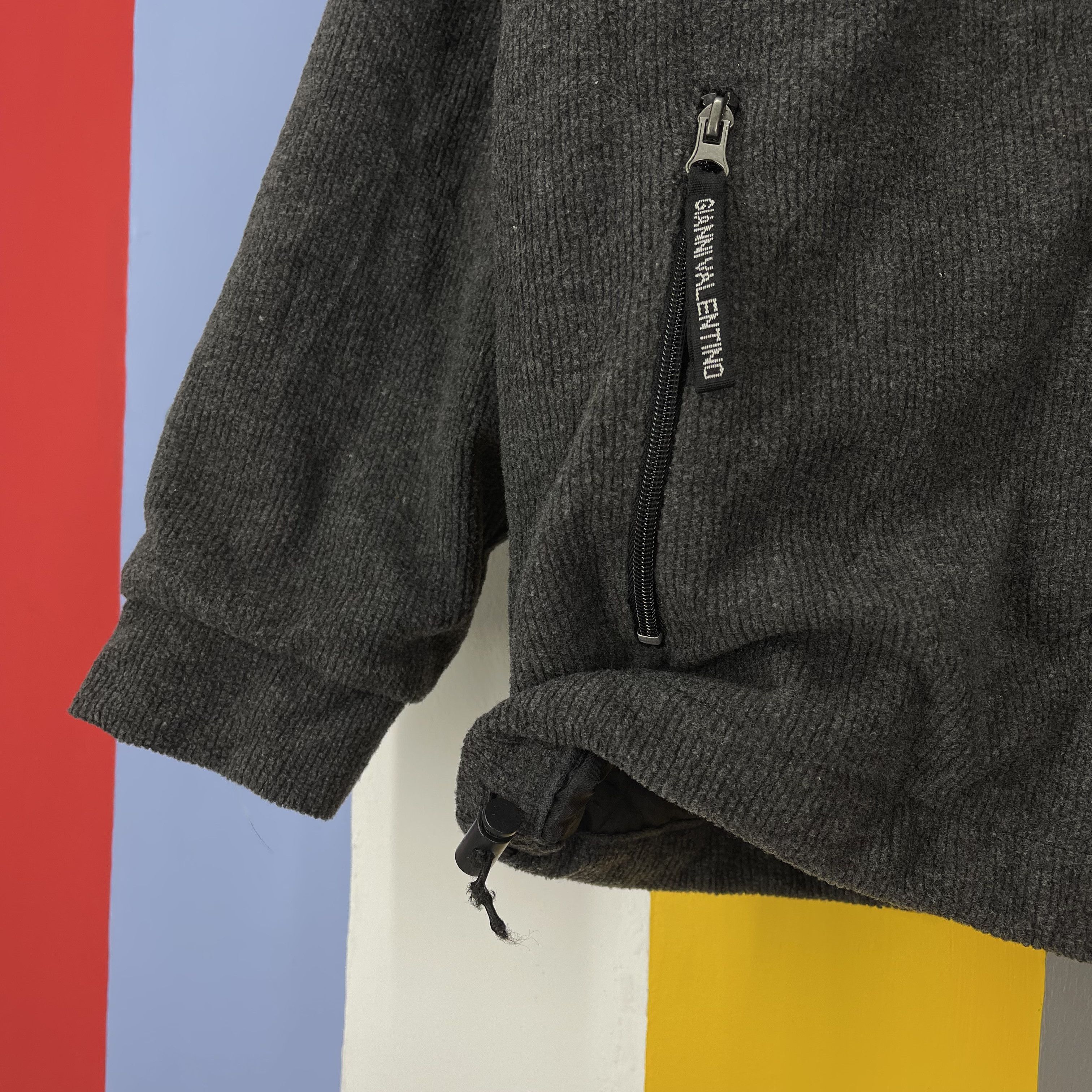 Gianni Valentino GIANNI VALENTINO Turtle Neck Zipper Fleece #1080/AL Size US M / EU 48-50 / 2 - 6 Thumbnail
