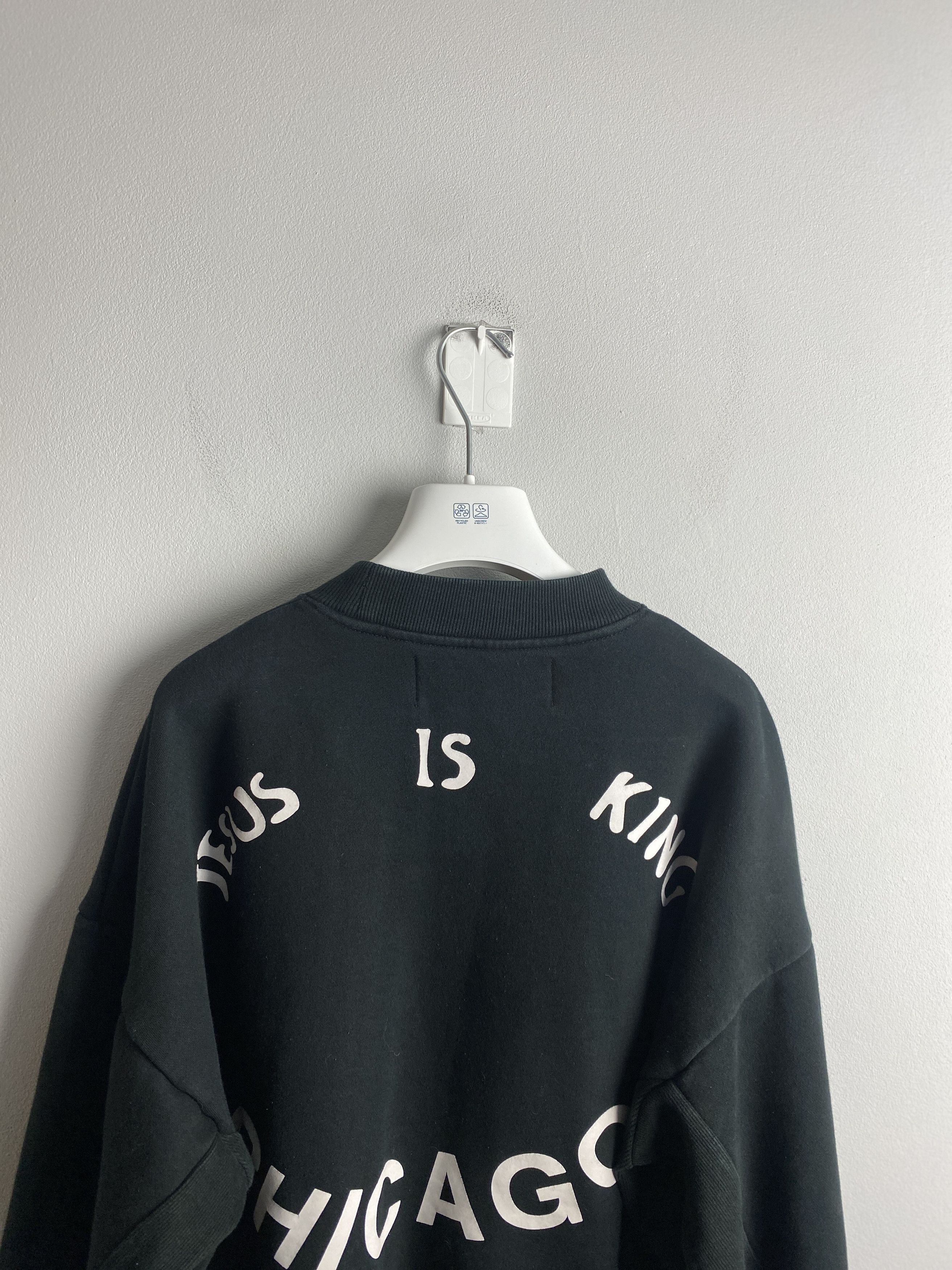 Kanye West Jesus is King Chicago printed sweatshirt crewneck Size US M / EU 48-50 / 2 - 5 Thumbnail