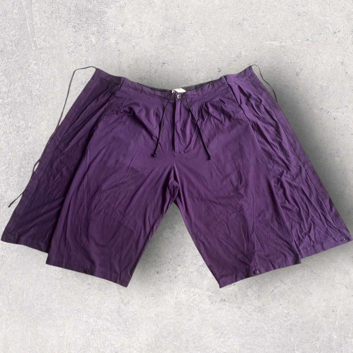 Yohji Yamamoto Ground Y Drawstring Wrap Cropped Pants Size US 34 / EU 50 - 1 Thumbnail