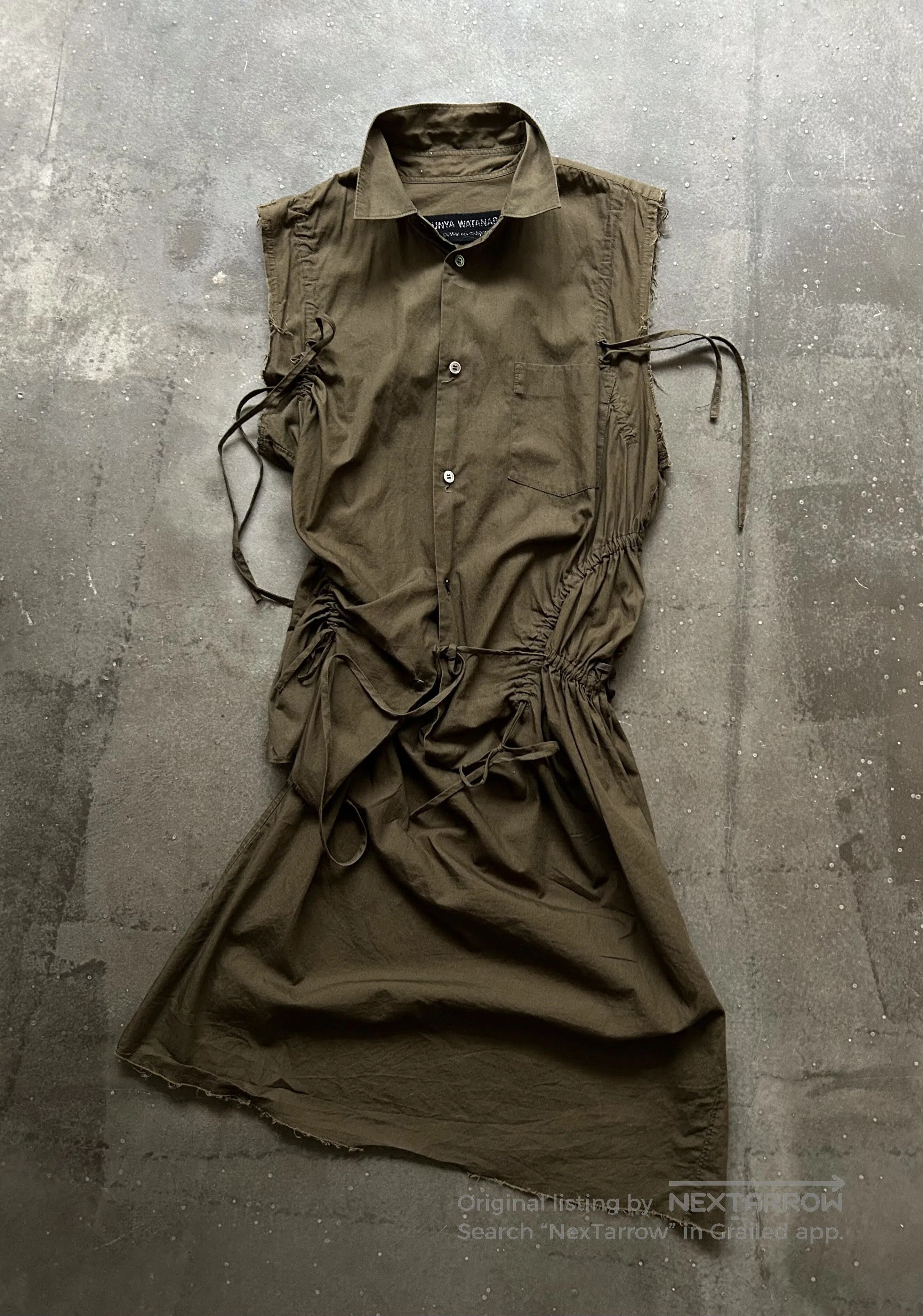 Junya Watanabe junya watanabe sleeveless dress with drawstring. Size M / US 6-8 / IT 42-44 - 1 Thumbnail