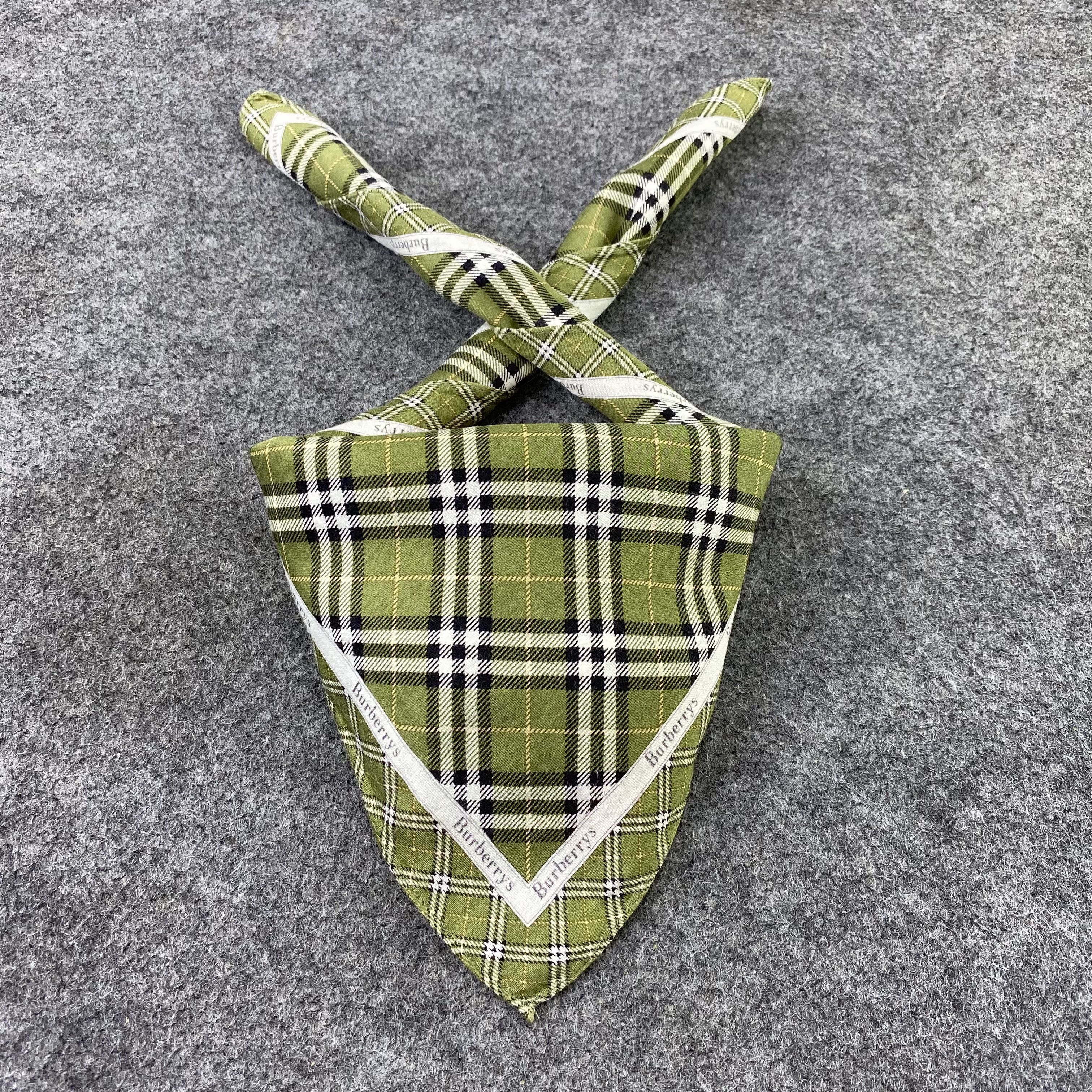 Burberry × Vintage Burberry Handkerchief / Bandana / Neckerchief-B884 Size ONE SIZE - 2 Thumbnail