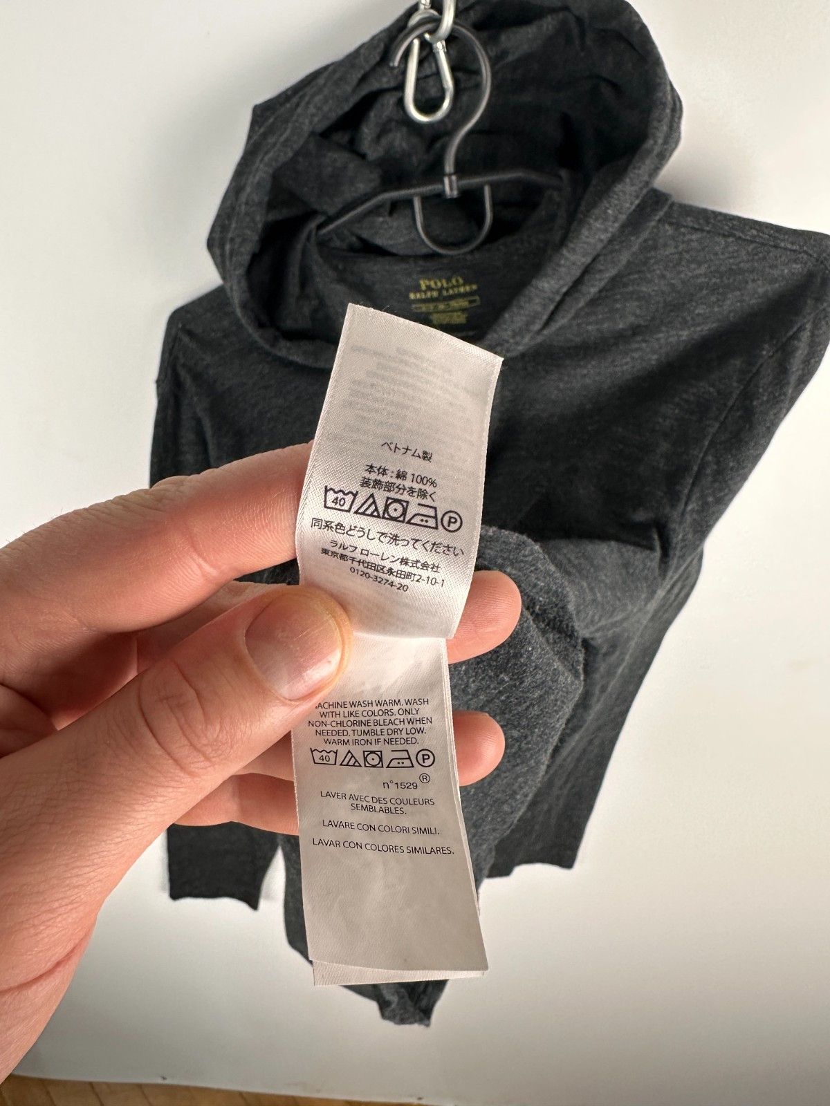 Polo Ralph Lauren Polo Ralph Lauren Men’s Light Hoodie Pullover Grey Size S Size US S / EU 44-46 / 1 - 7 Thumbnail
