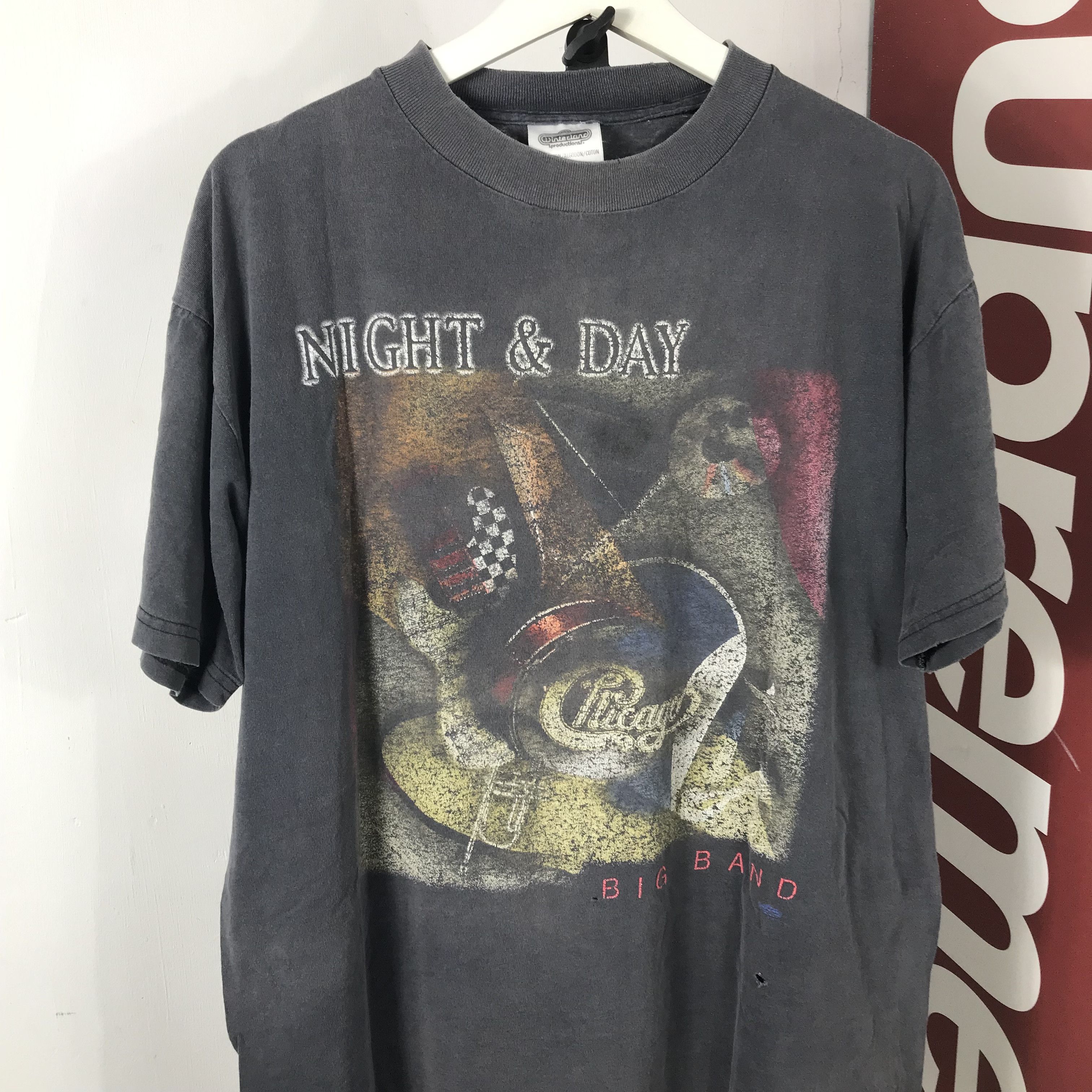 Jazz Cartier original sunfaded 90s jazz Band Chicago day&night World Tour Size US L / EU 52-54 / 3 - 2 Thumbnail