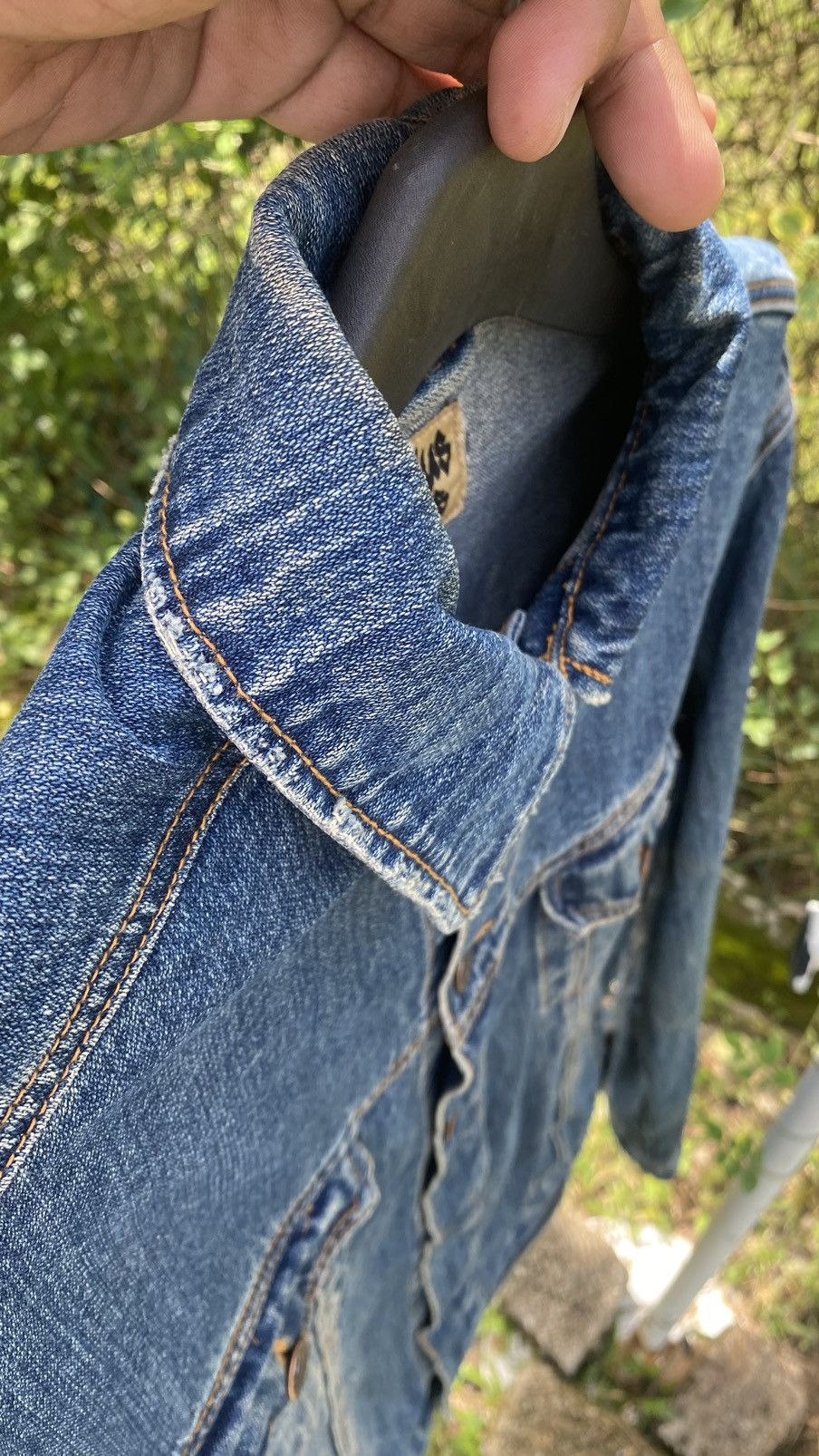 Japanese Brand × Vintage Vintage Nylaus Jeans Denim Jacket Size US XL / EU 56 / 4 - 18 Thumbnail
